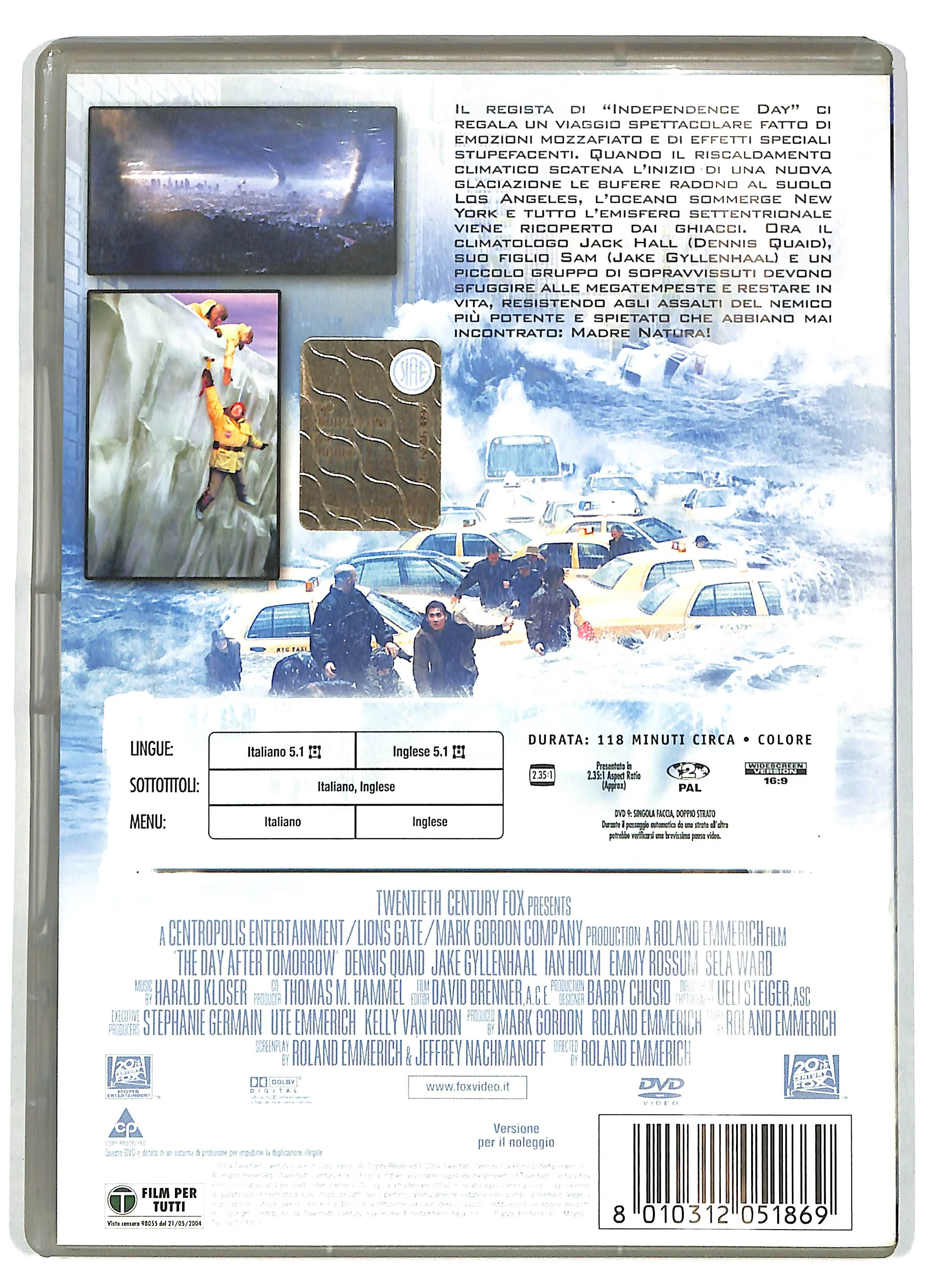 EBOND The Day After Tomorrow - L'alba del giorno dopo NOLEGGIO DVD DB747737 - Image 2