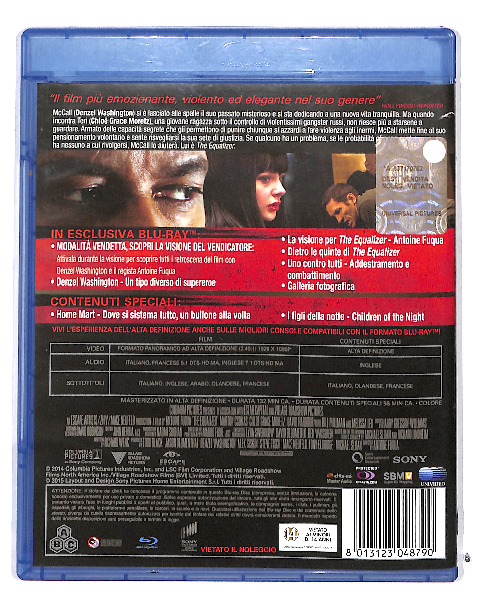 EBOND The Equalizer - Il vendicatore BLURAY BLURAY DB718827 - Image 2
