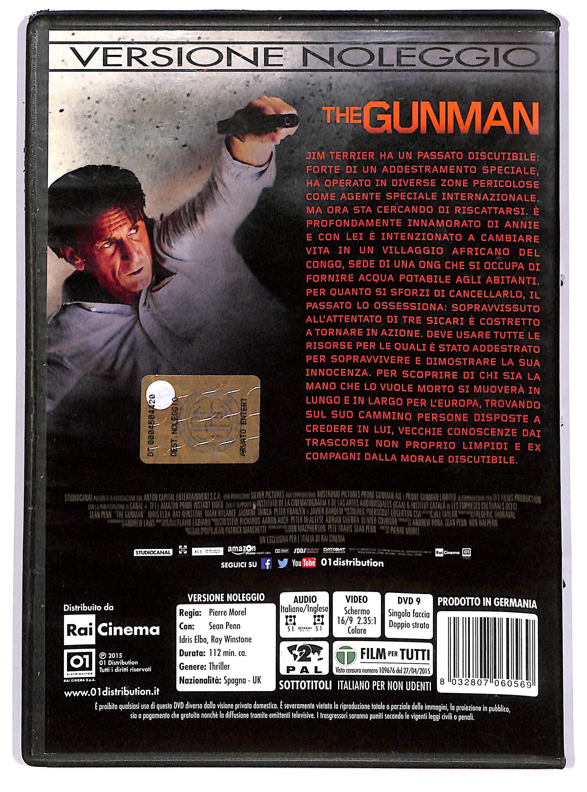 EBOND The Gunman Noleggio DVD DB690237 - Image 2
