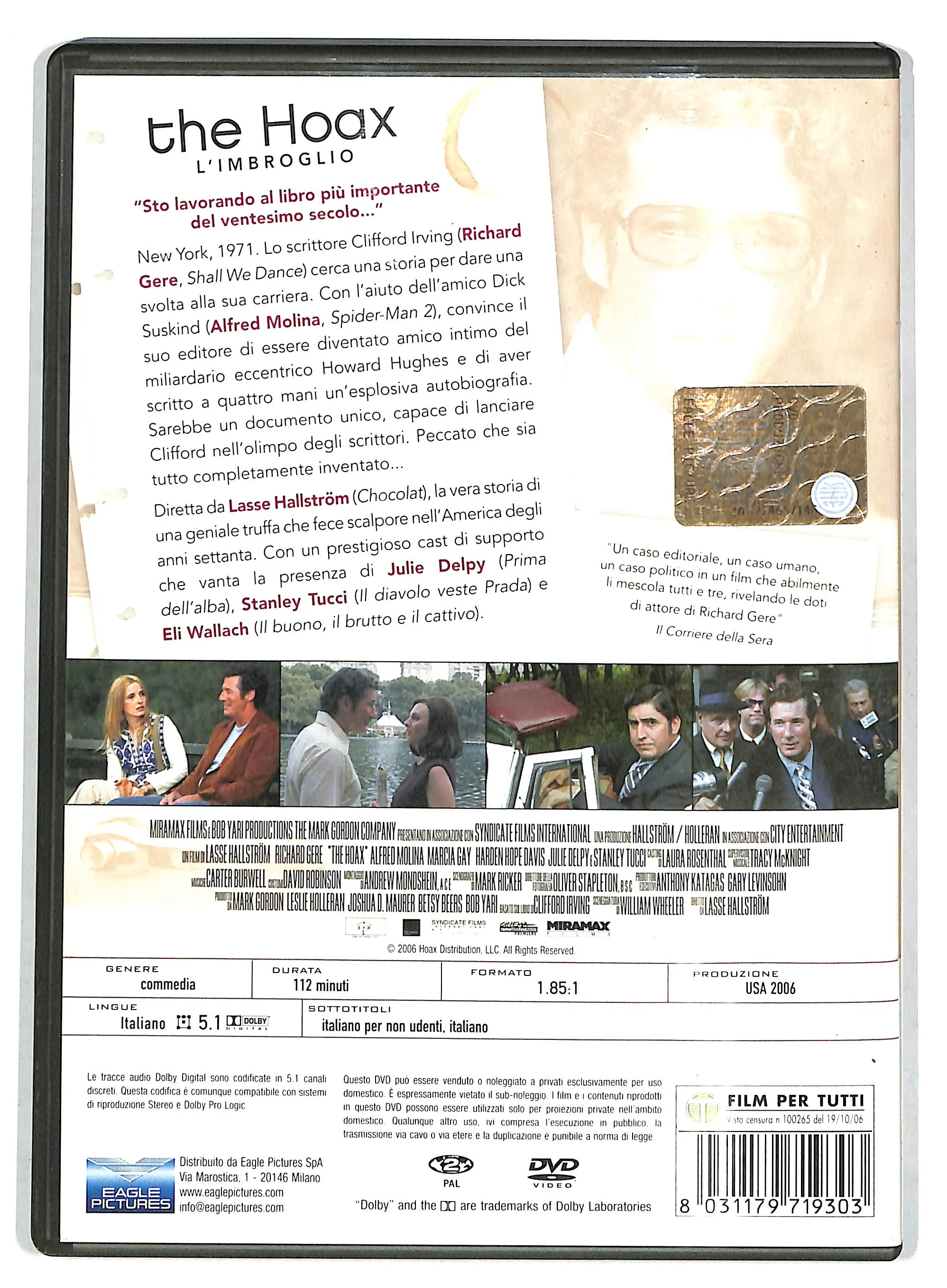 EBOND The Hoax - L'imbroglio NOLEGGIO DVD DB579049 - Image 2