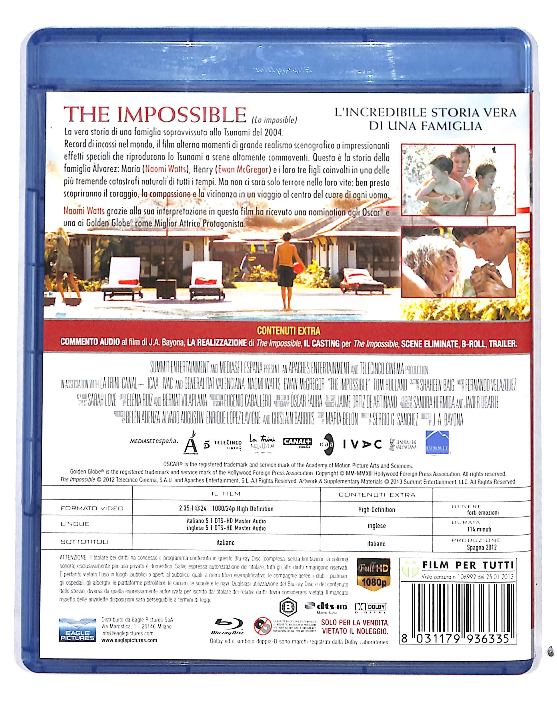 EBOND The Impossible BLURAY DB683717 - Image 2