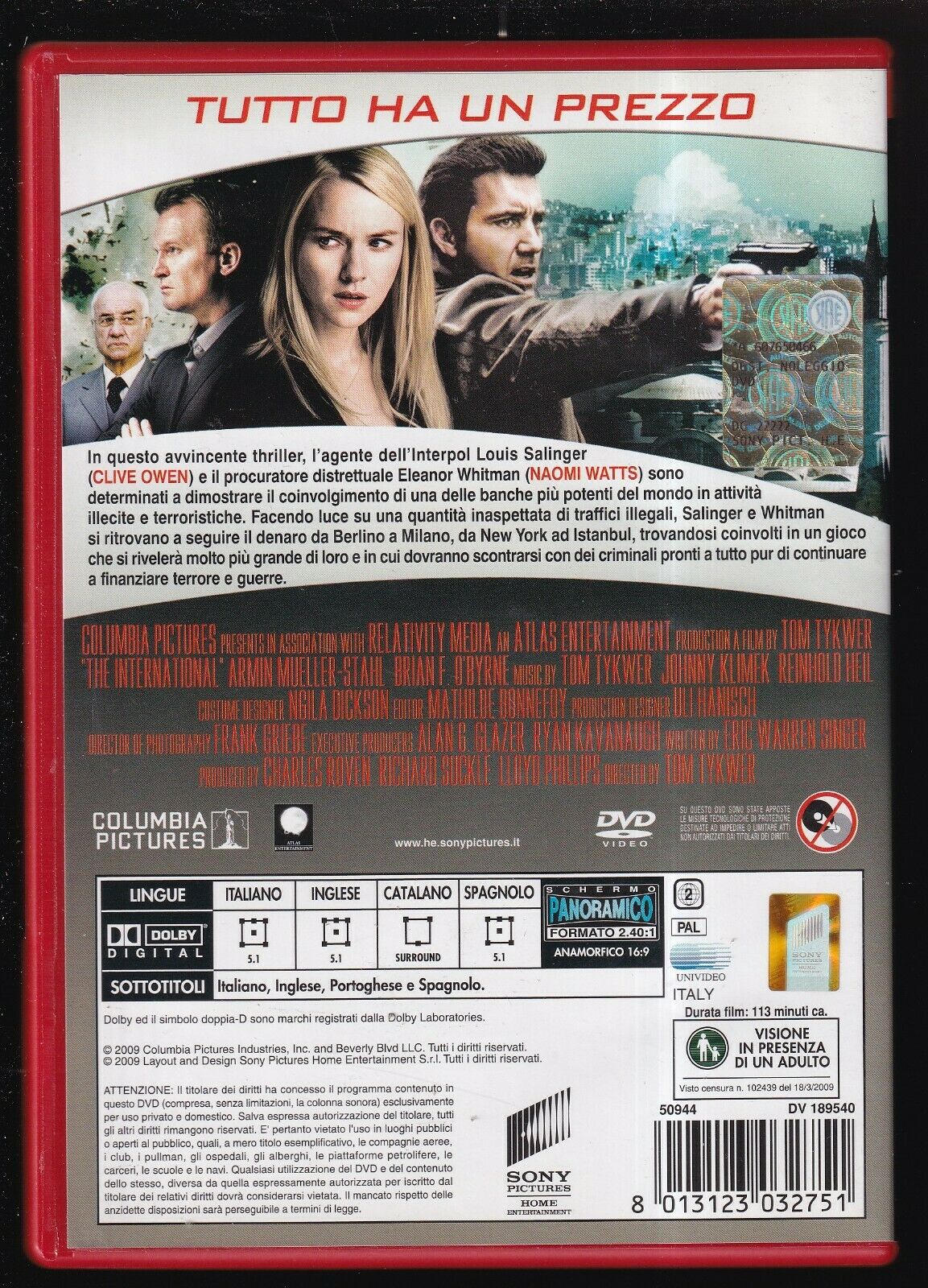 EBOND The International Ex-noleggio DVD DB711864 - Image 2