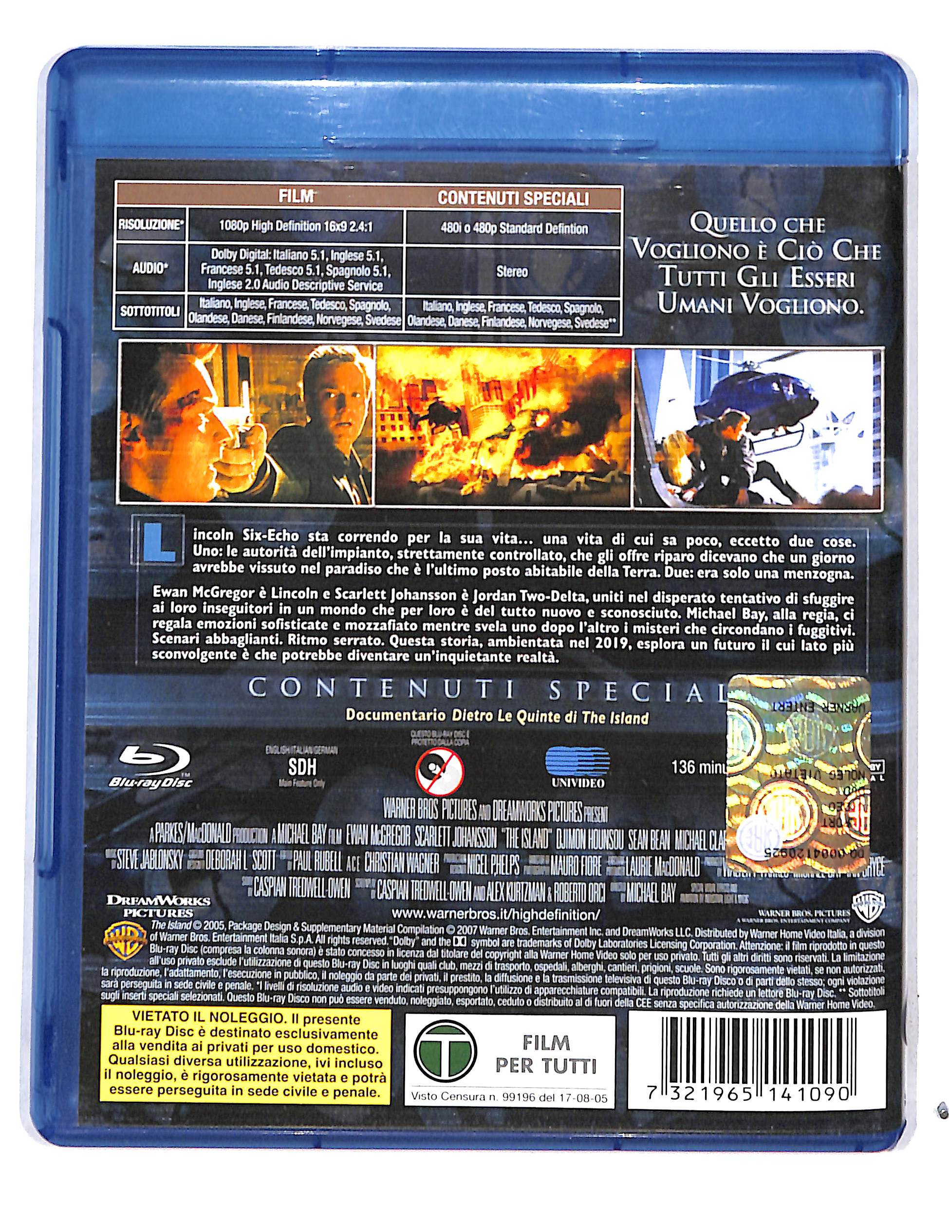 EBOND The island BLURAY DB691174 - Image 2