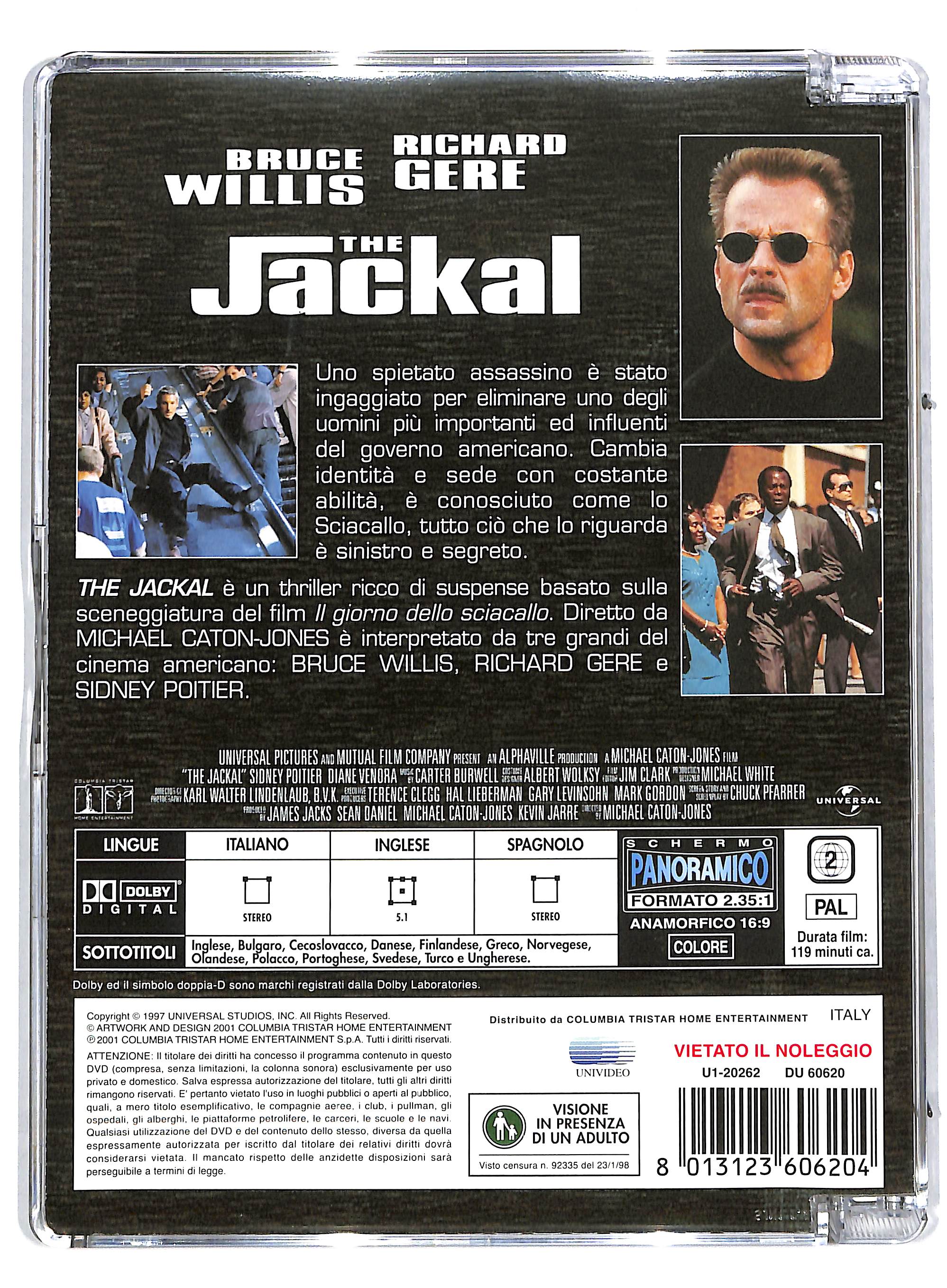 EBOND The jackal SJB NOLEGGIO DVD DB749141 - Image 2