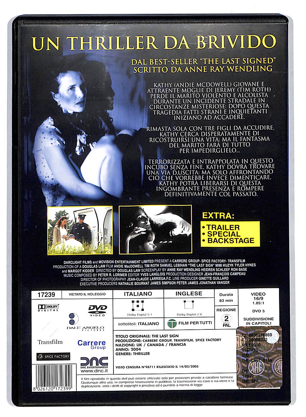 EBOND The Last Sign DVD DB691750 - Image 2