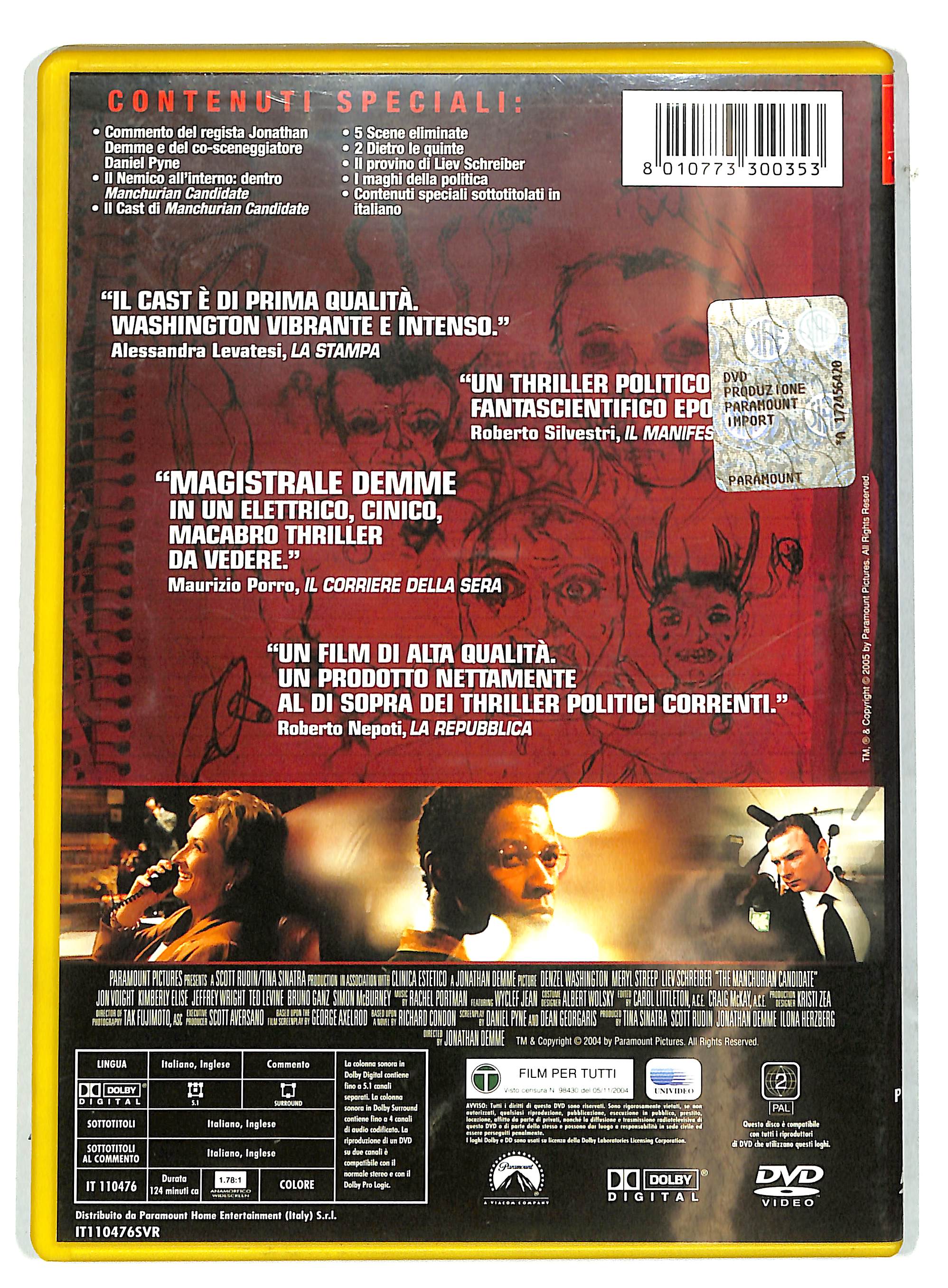 EBOND The Manchurian Candidate NOLEGGIO DVD DB743829 - Image 2