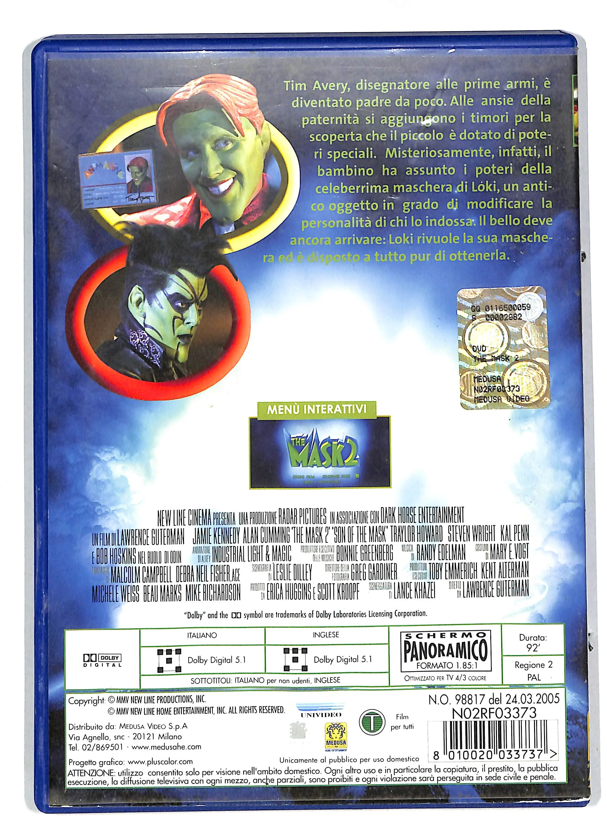 EBOND The mask 2 NOLEGGIO DVD DB757916 - Image 2