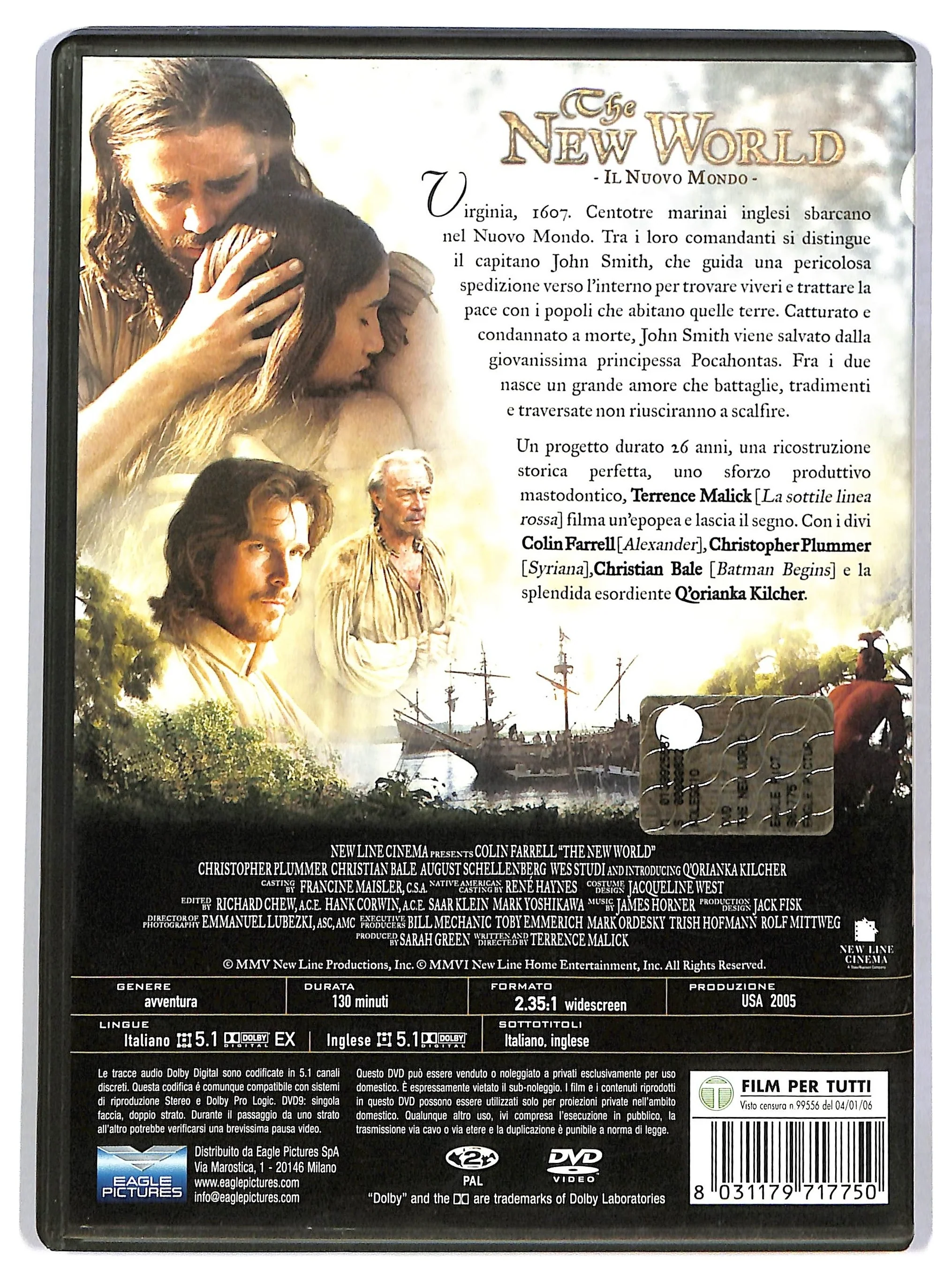 EBOND The New World - Il nuovo mondo NOLEGGIO DVD DB760117 - Image 2