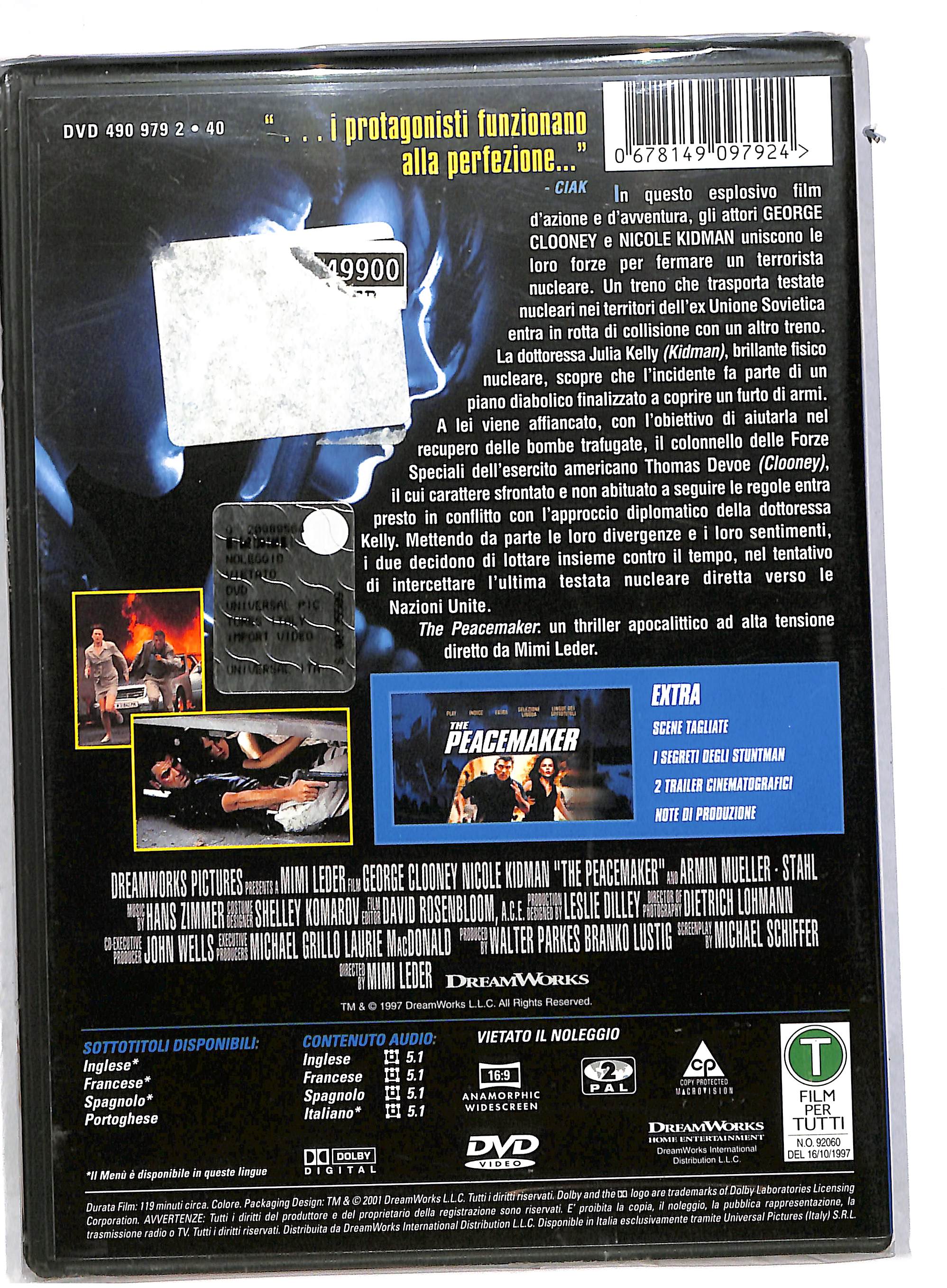 EBOND The Peacemaker DVD DB730361 - Image 2