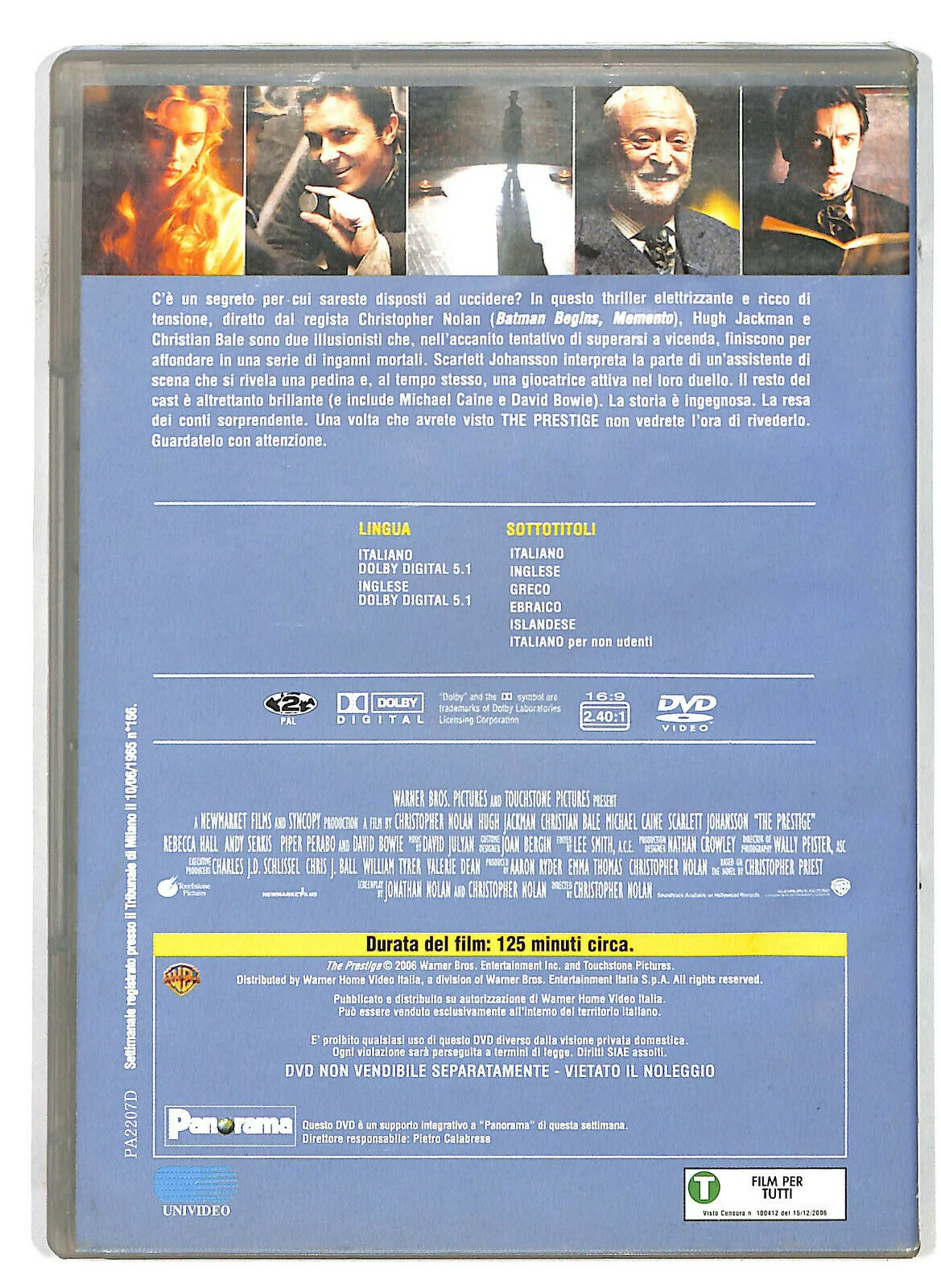 EBOND The Prestige DVD DB758606 - Image 2