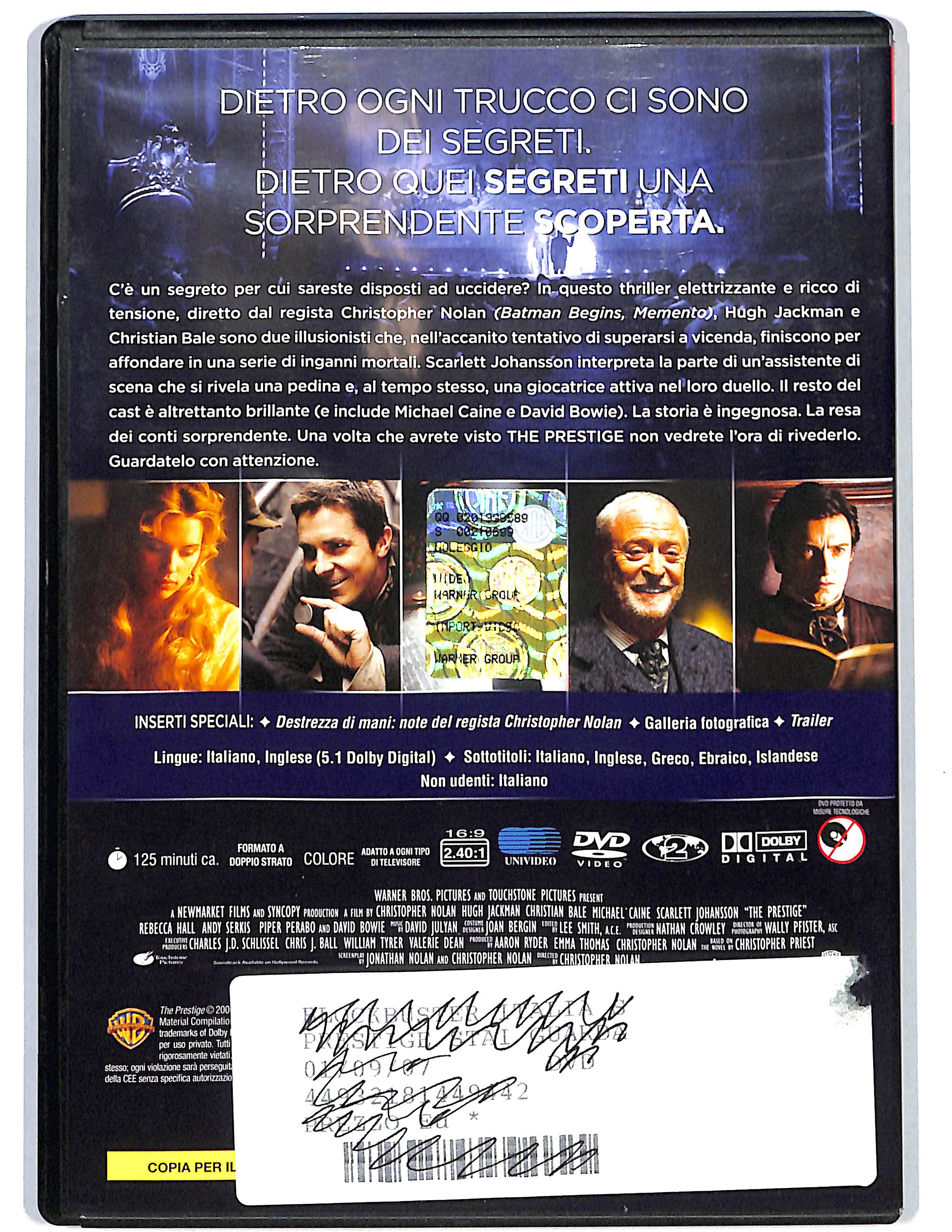EBOND The Prestige NOLEGGIO DVD DB758150 - Image 2