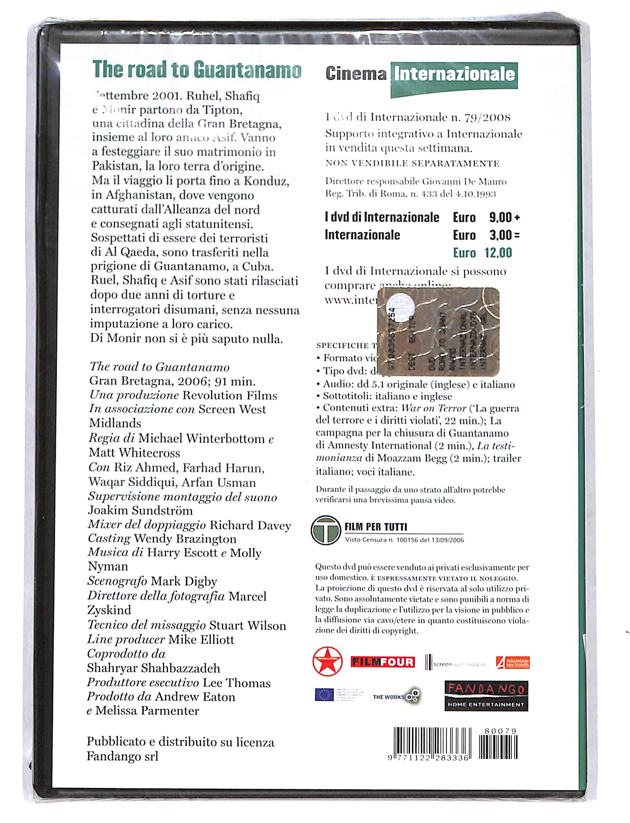 EBOND The Road to Guantanamo EDITORIALE DVD DB738150 - Image 2