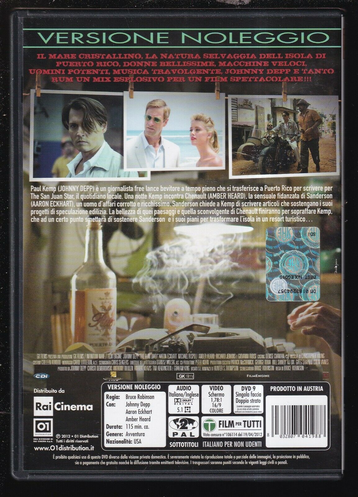 EBOND The Rum Diary Ex Noleggio DVD DB745828 - Image 2