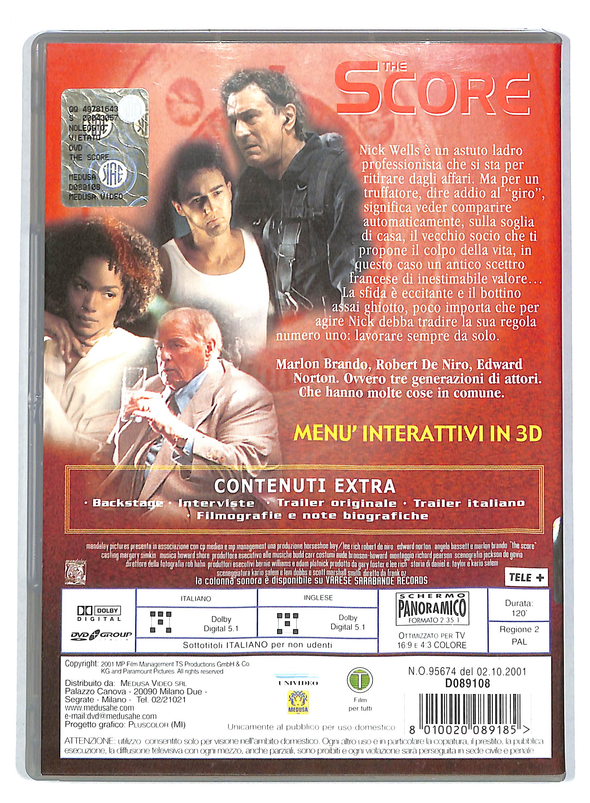EBOND The score DVD DB711821 - Image 2