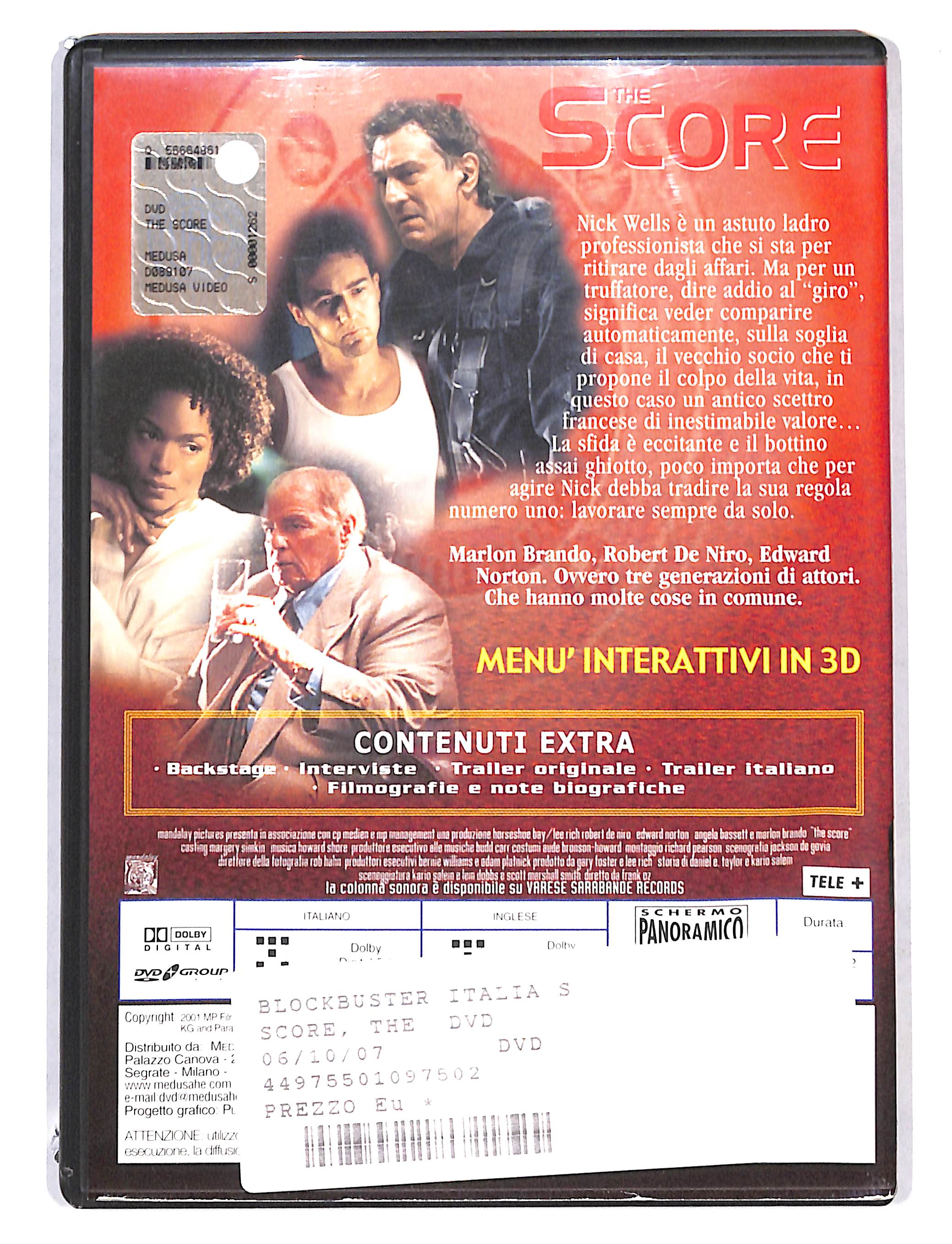 EBOND The Score NOLEGGIO DVD DB725961 - Image 2