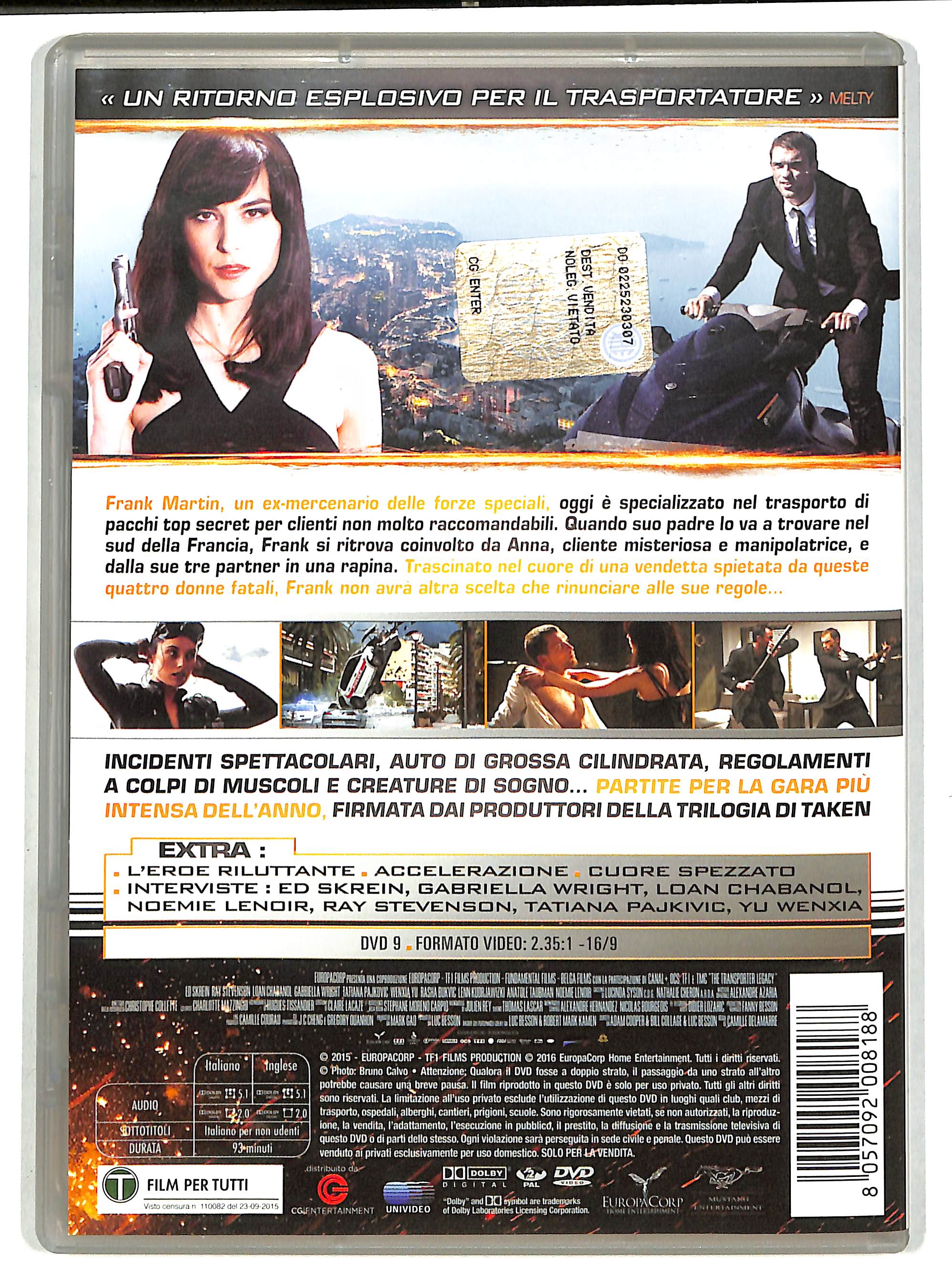 EBOND The Transporter Legacy NOLEGGIO DVD DB721120 - Image 2