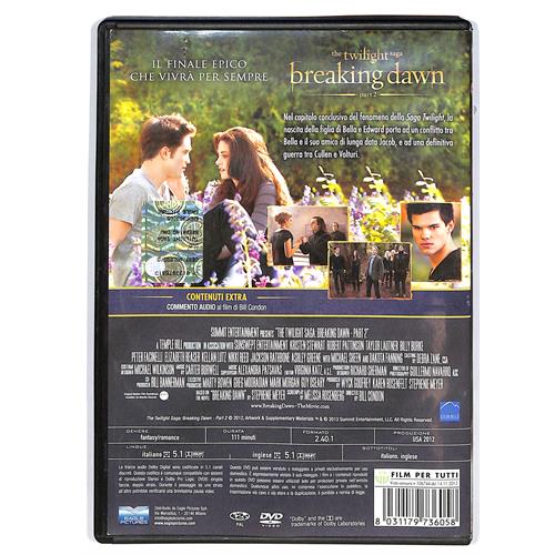 EBOND The Twilight Saga: Breaking Dawn - Parte 2 Noleggio DVD DB732627 - Image 2