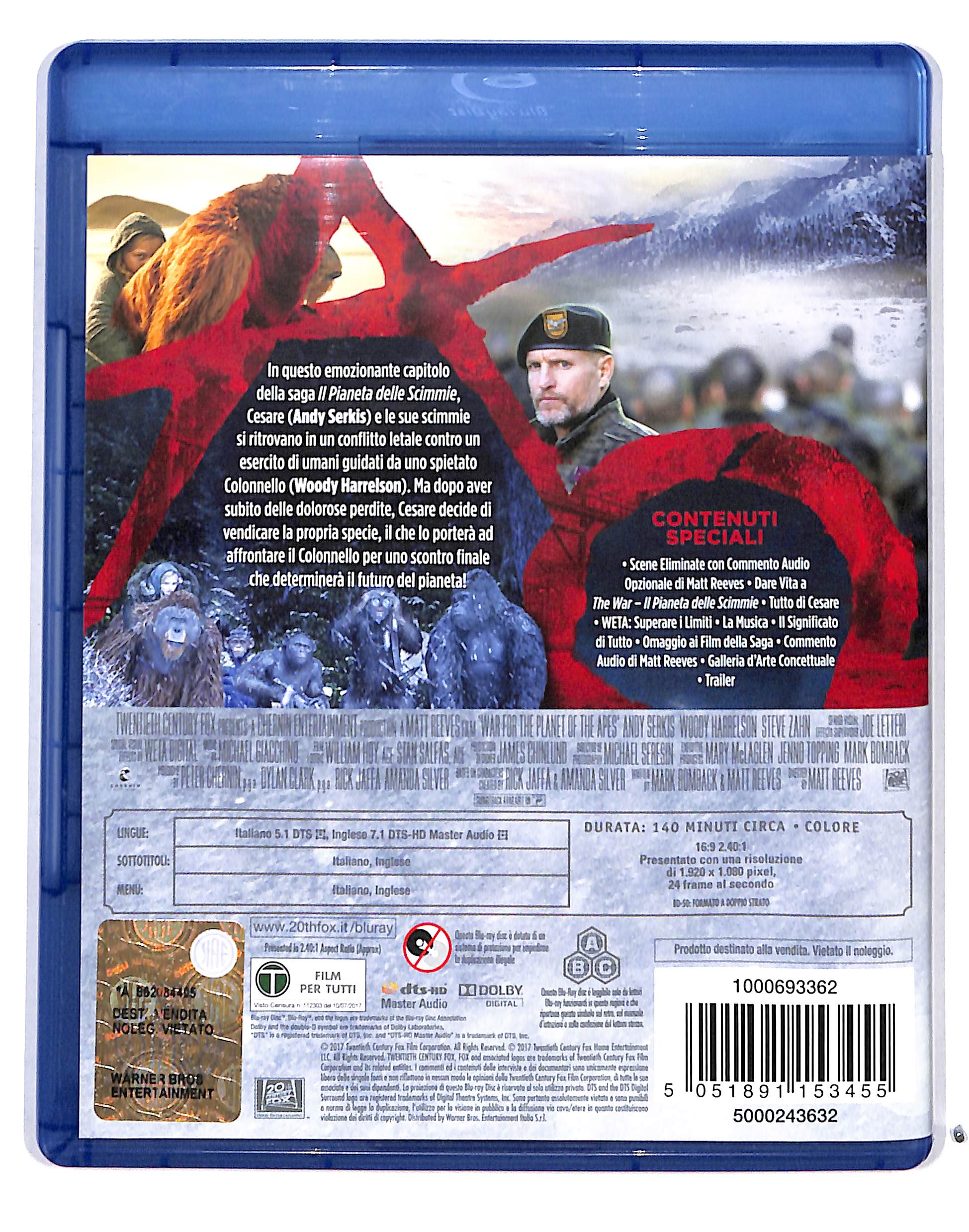 EBOND The War - Il Pianeta Delle Scimmie BLURAY BLURAY DB713263 - Image 2