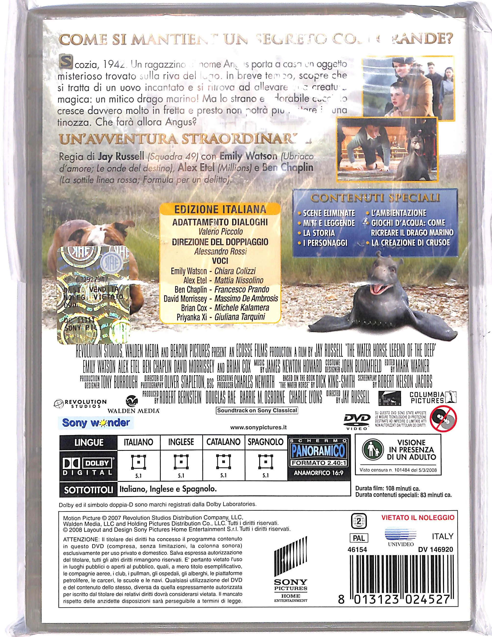 EBOND The Water Horse La leggenda degli abissi DVD DB689958 - Image 2