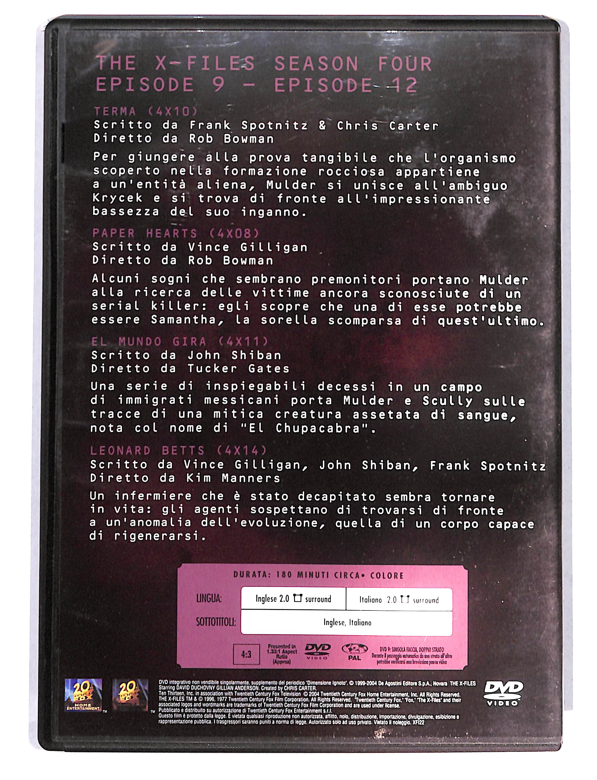 EBOND The X Files collection season four vol 3 EDITORIALE DVD DB750704 - Image 2