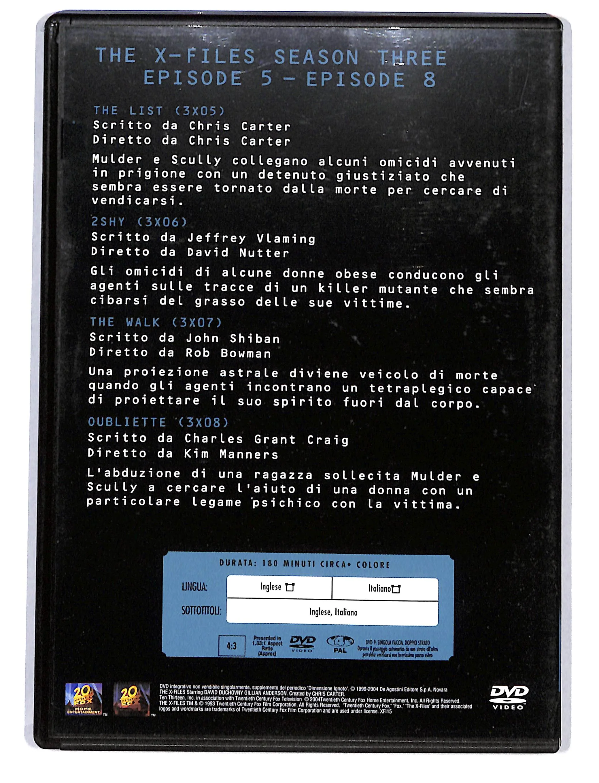 EBOND The X Files collection season three vol 2 EDITORIALE DVD DB750619 - Image 2