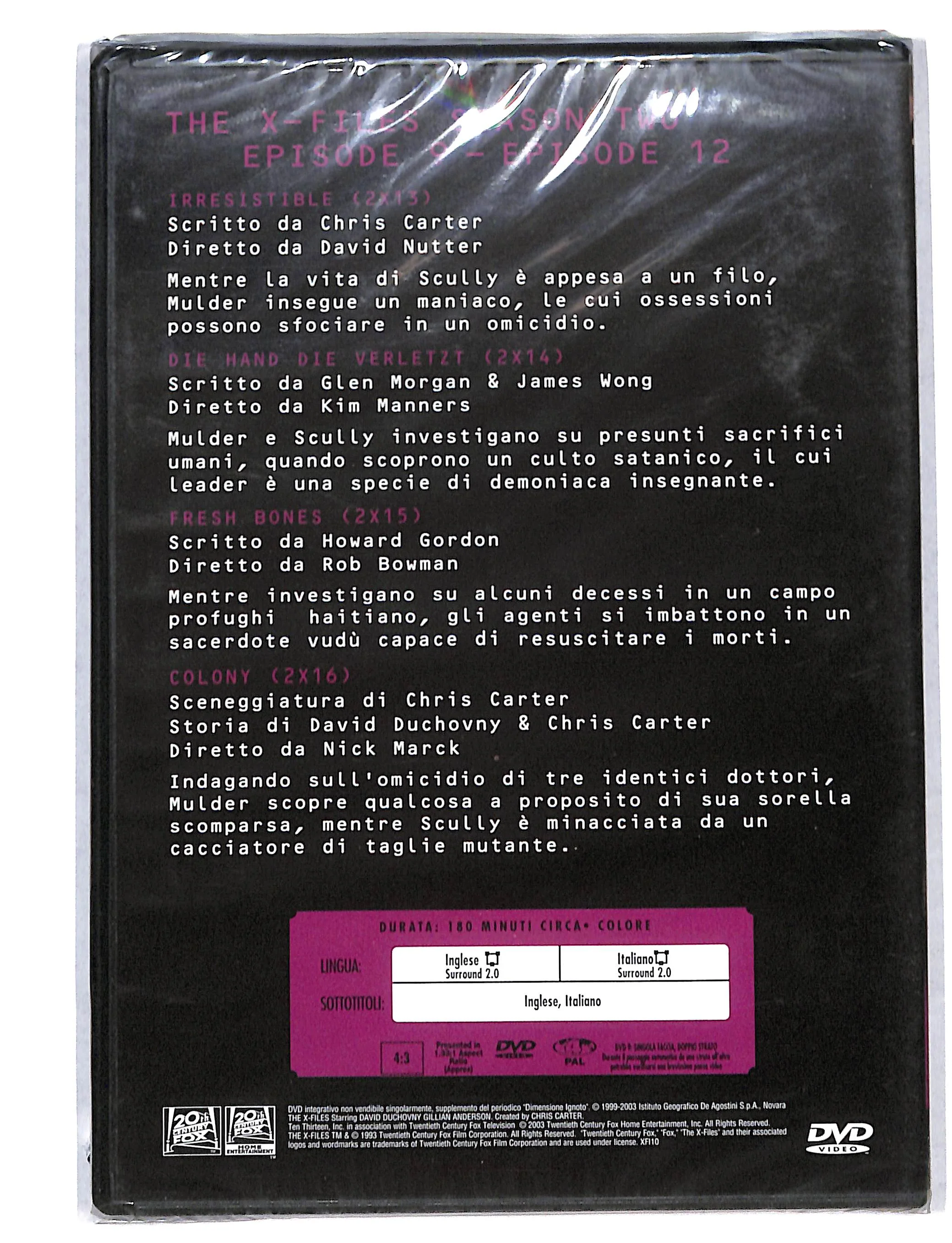 EBOND The X Files Collection volume 4 EDITORIALE DVD DB737135 - Image 2