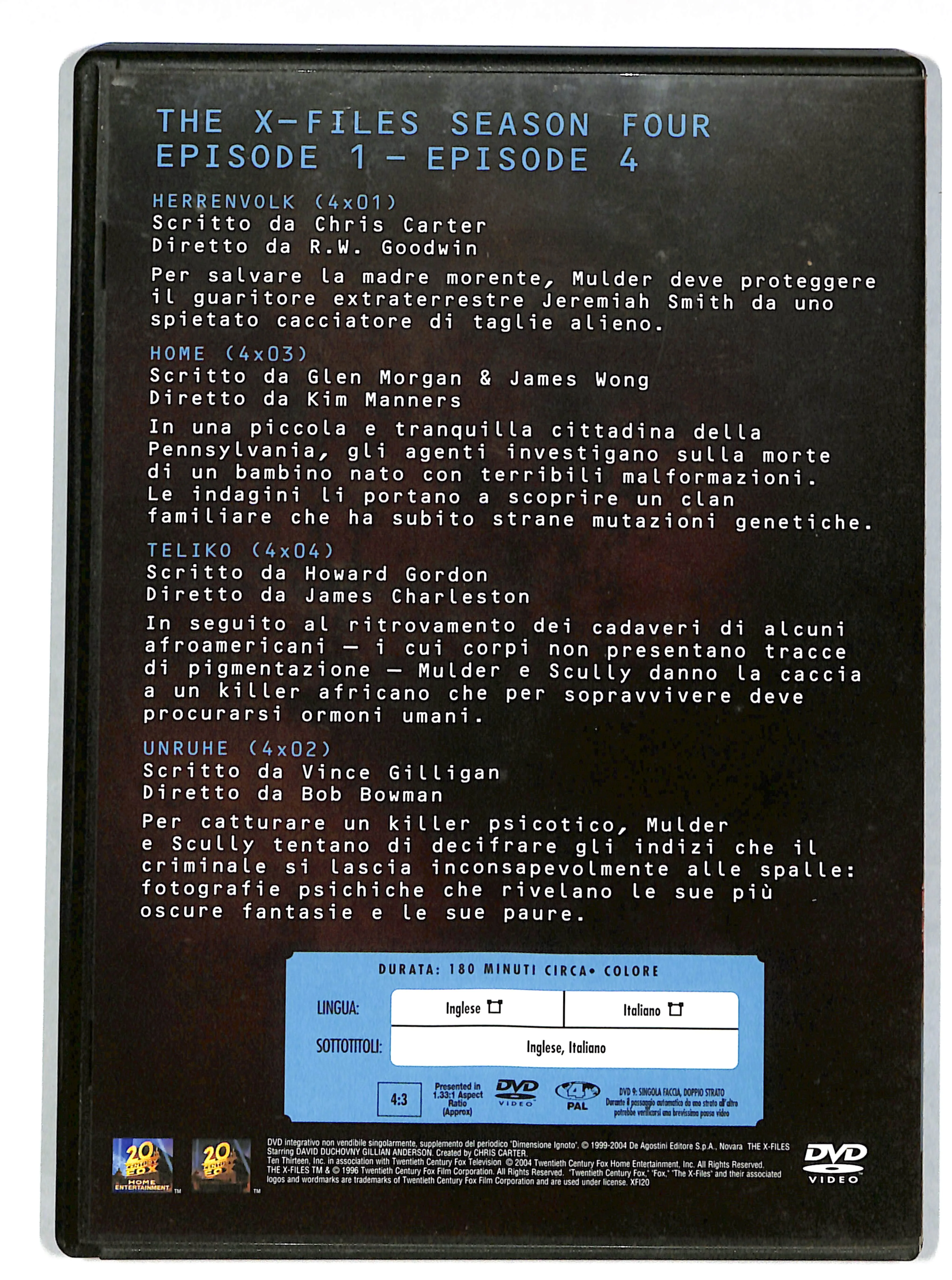EBOND The X-Files season four vol 1 EDITORIALE DVD DB768648 - Image 2
