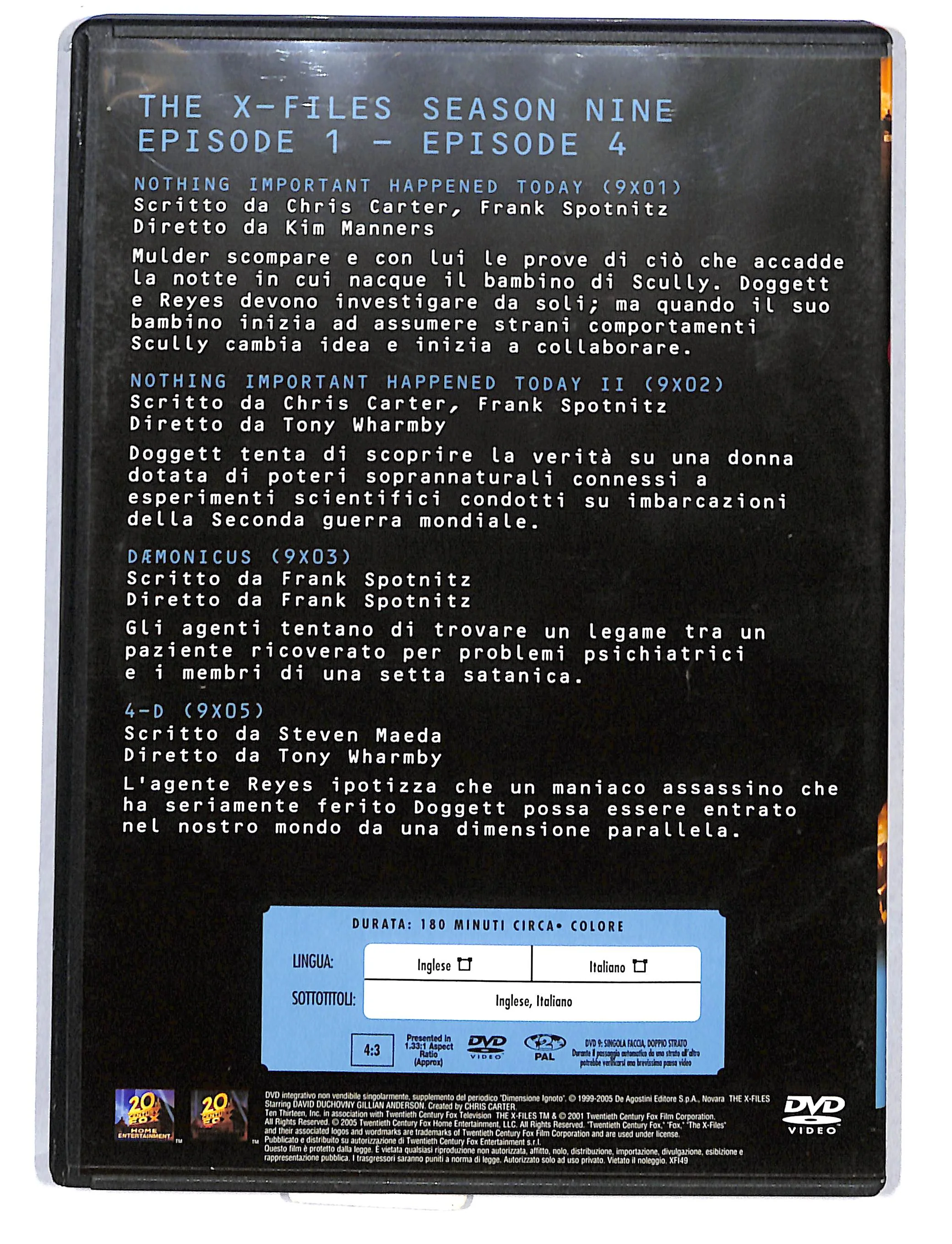 EBOND The x files season nine volume 1 EDITORIALE DVD DB750665 - Image 2