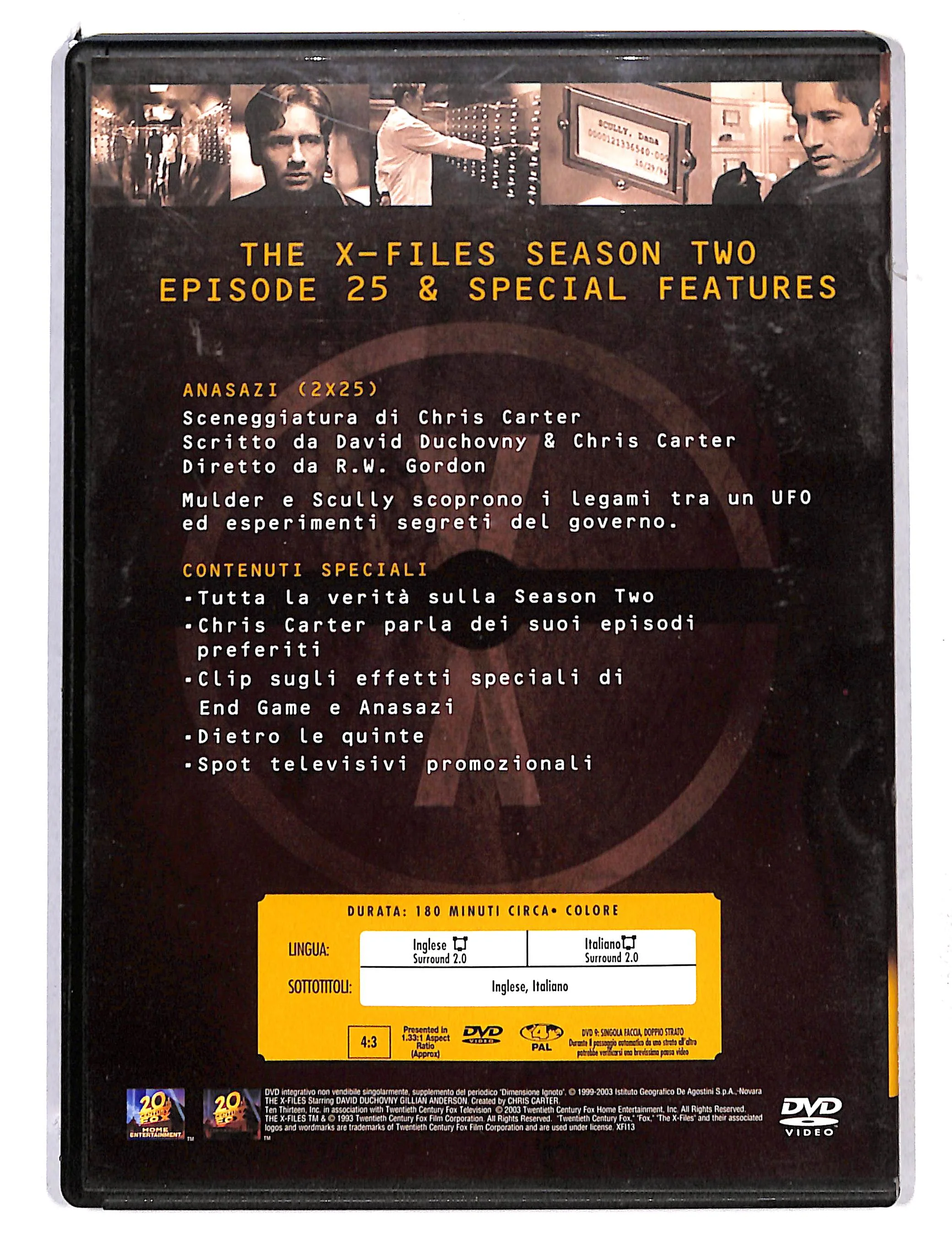 EBOND The X-Files season two vol.7 EDITORIALE DVD DB768649 - Image 2