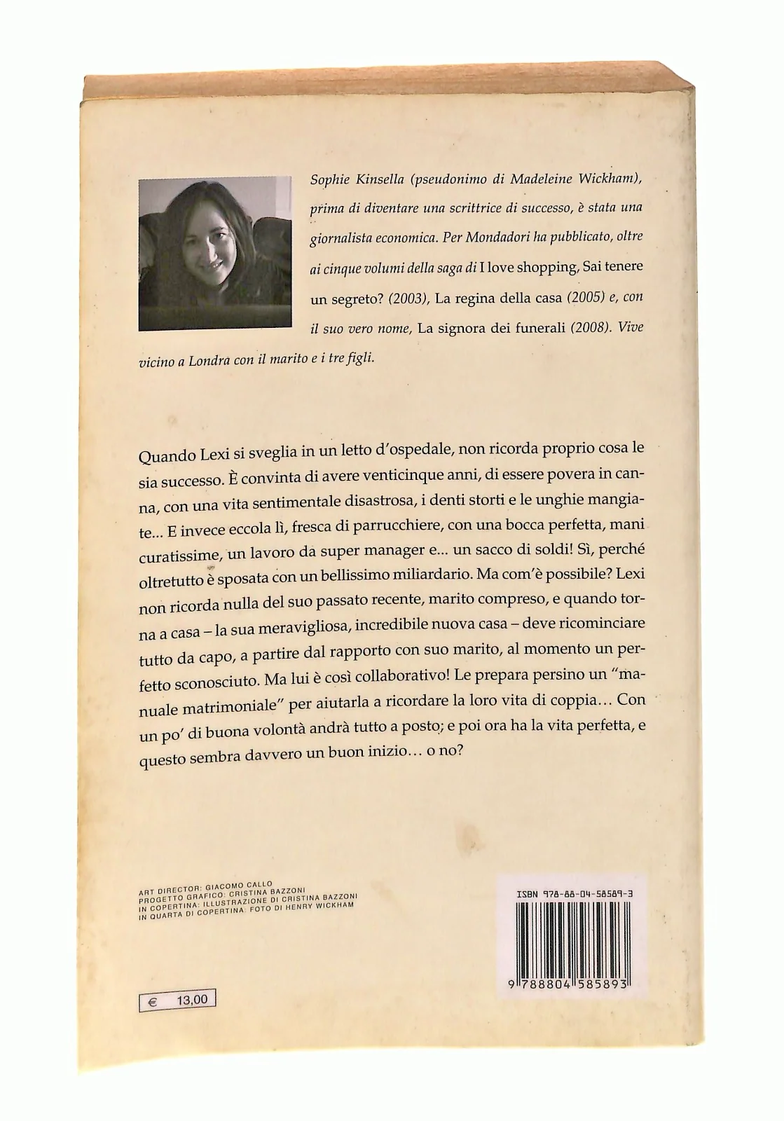 EBOND Ti Ricordi Di Me Sophie Kinsella Mondadori Libro LI048405 - Image 2