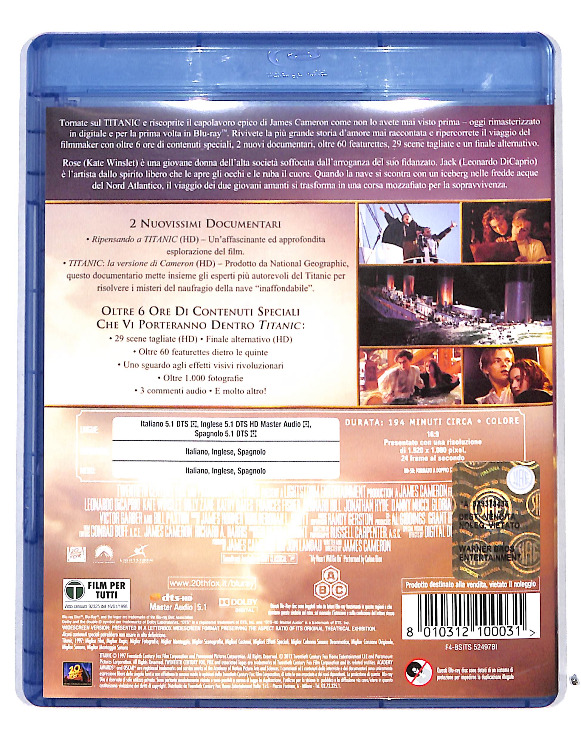 EBOND Titanic 2 dischi BLURAY BLURAY DB689213 - Image 2