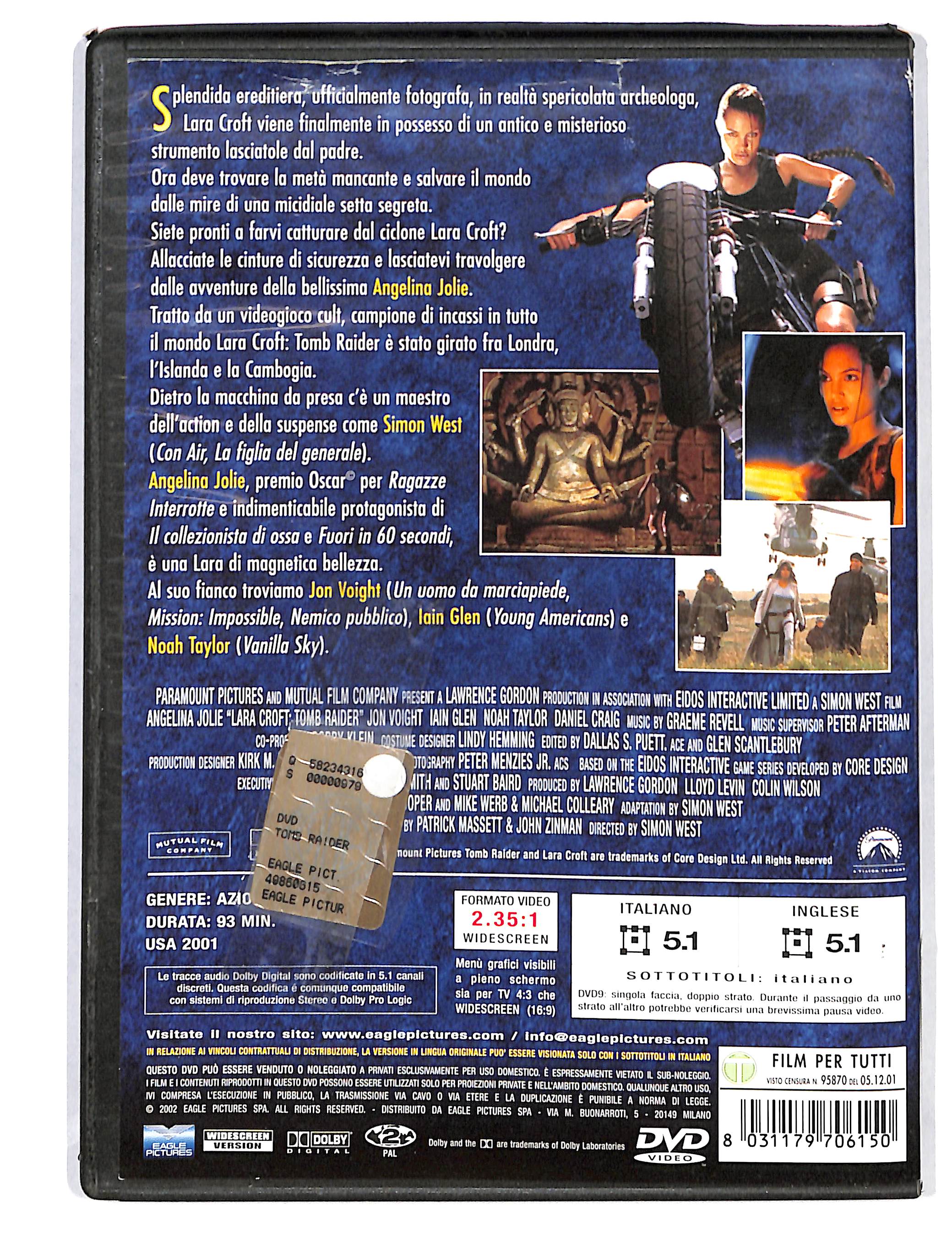 EBOND Tom Raider NOLEGGIO DVD DB709922 - Image 2