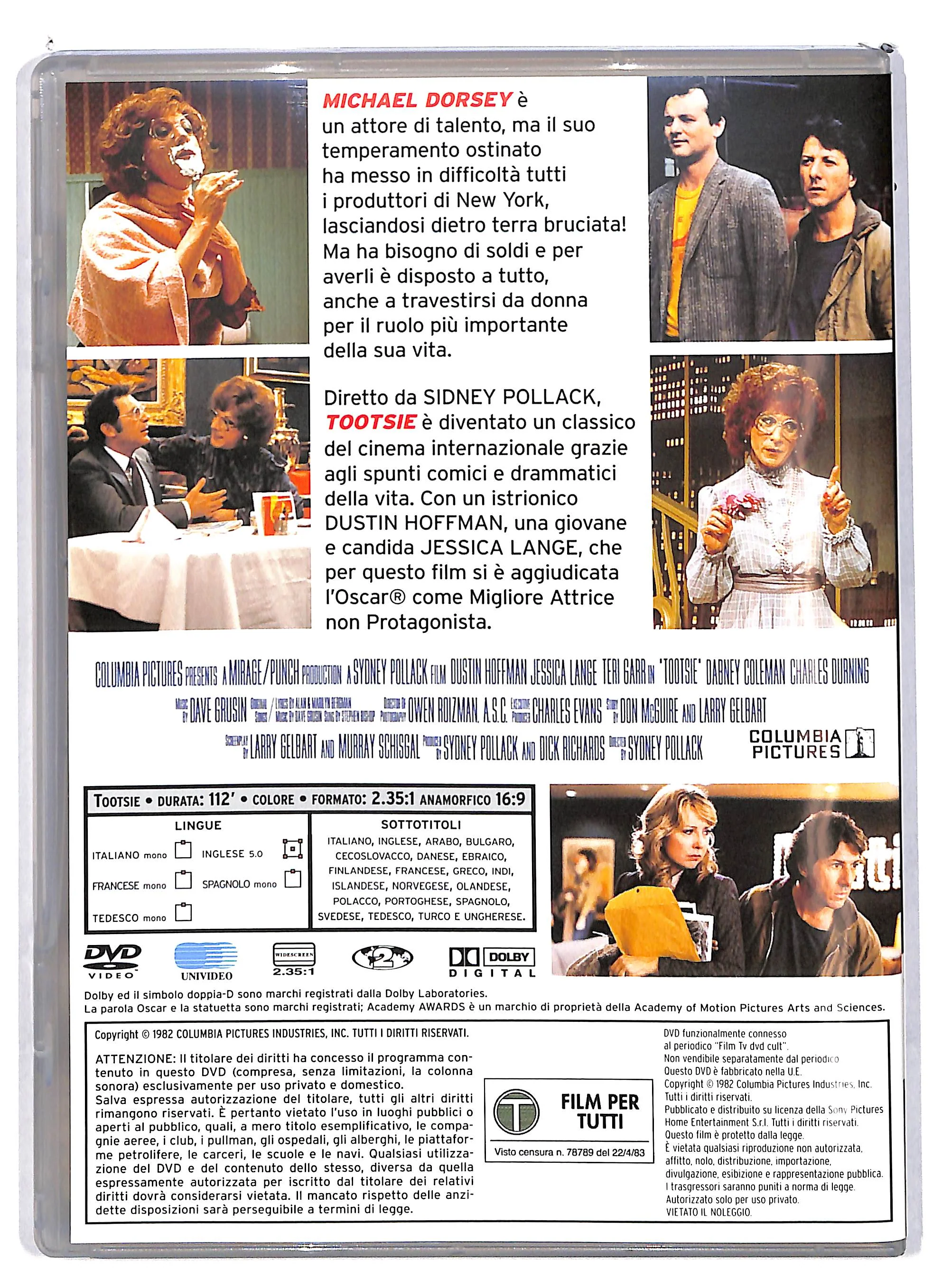 EBOND Tootsie EDITORIALE DVD DB735610 - Image 2