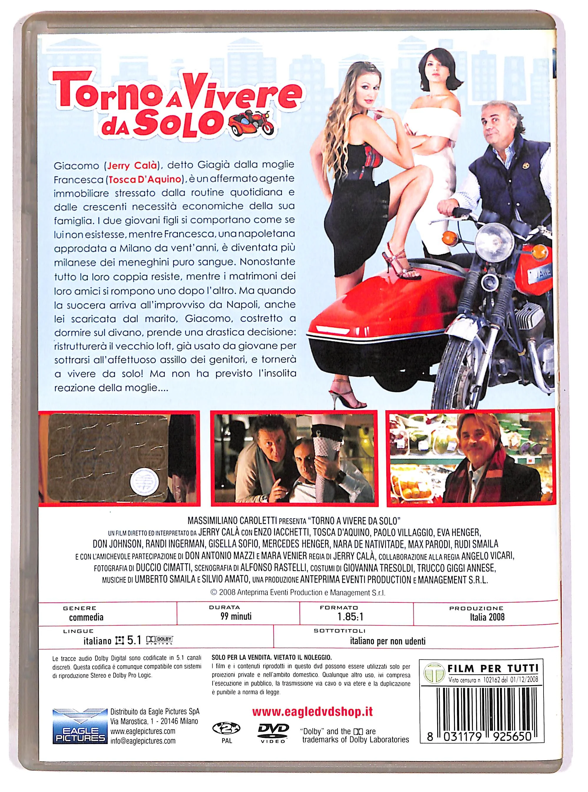 EBOND Torno a vivere da solo DVD DB729108 - Image 2