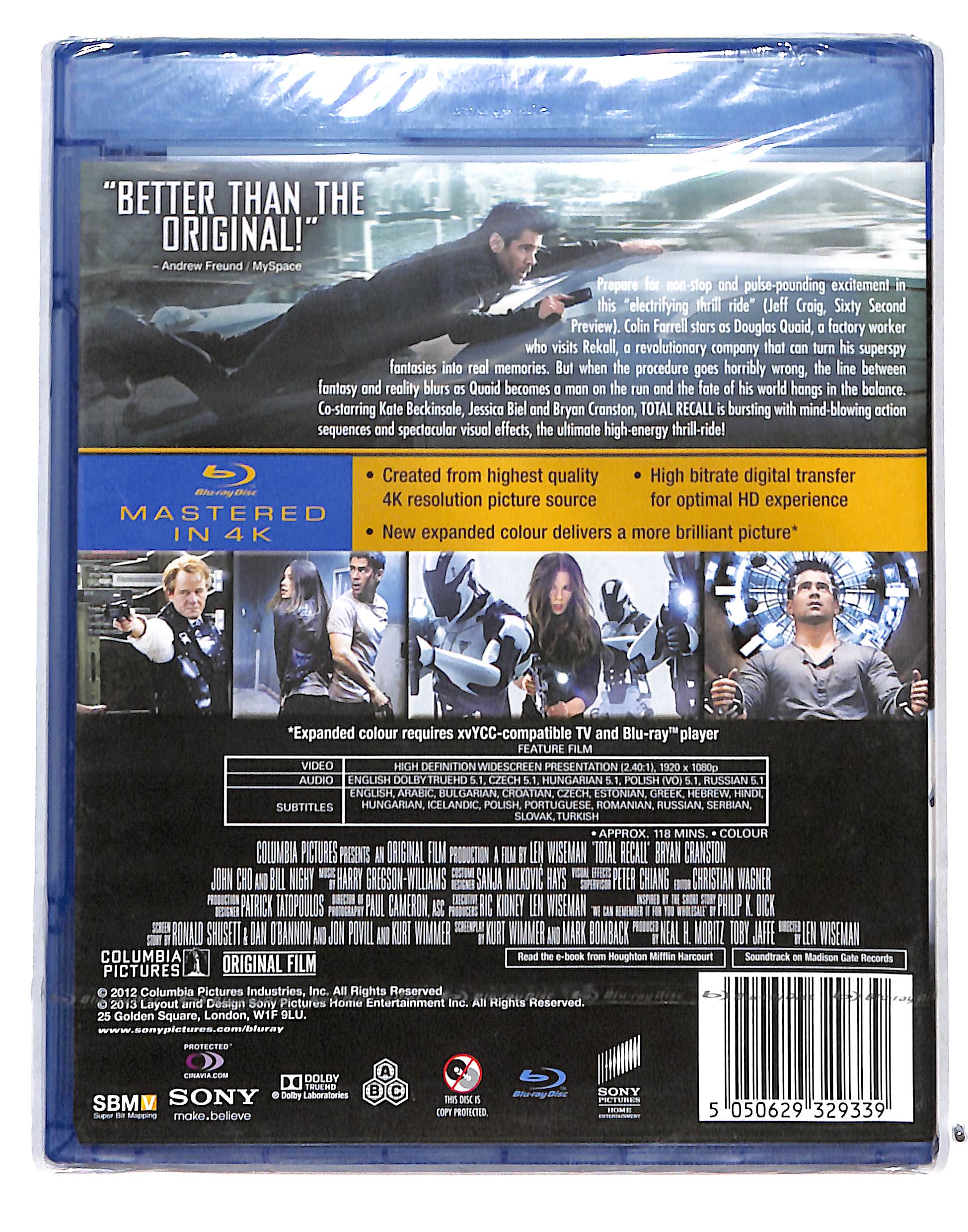 EBOND Total Recall Extended Director'S Cut Edizione UK BLURAY DB713207 - Image 2