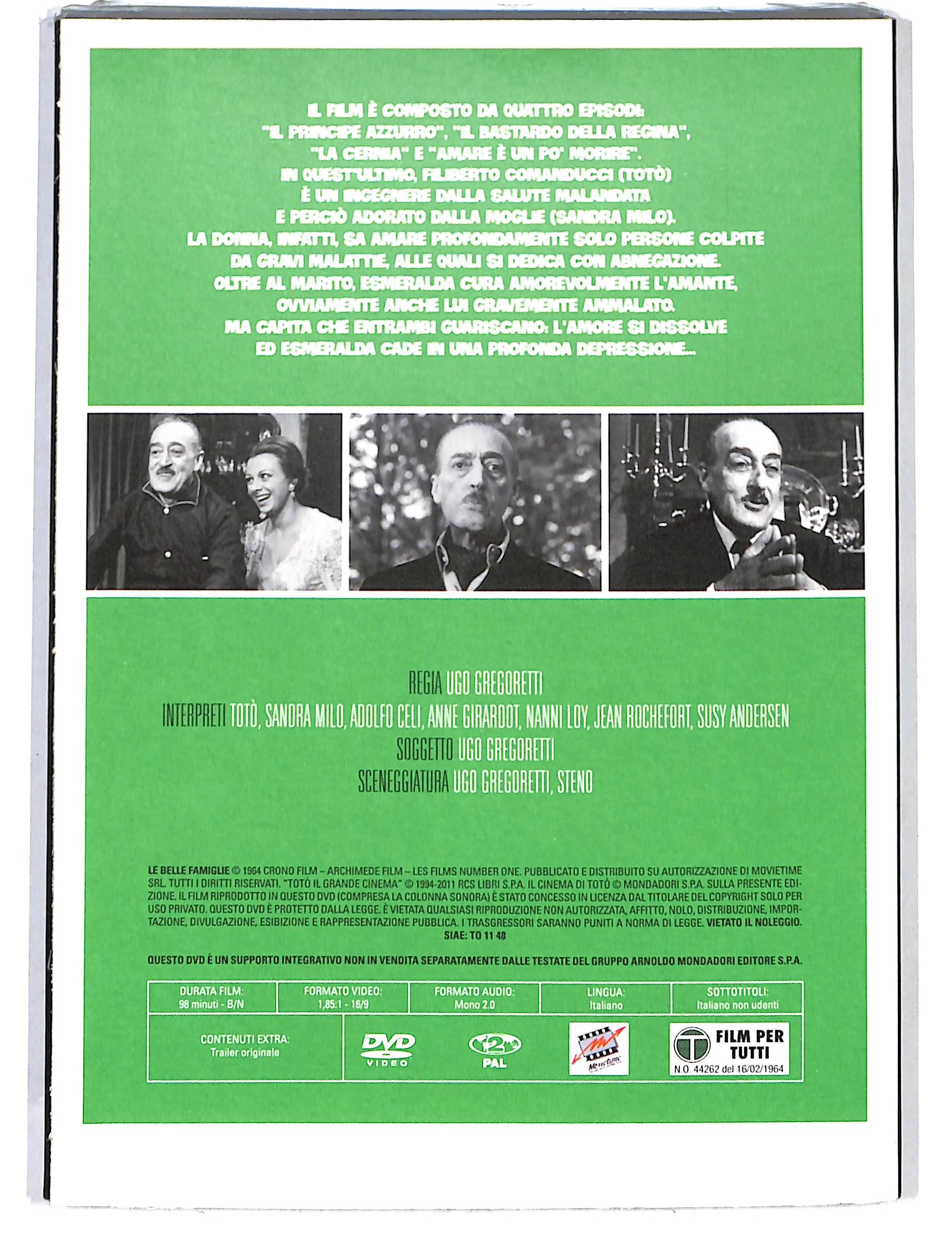 EBOND Toto il grande cinema - le belle famiglie EDITORIALE DVD DB717630 - Image 2