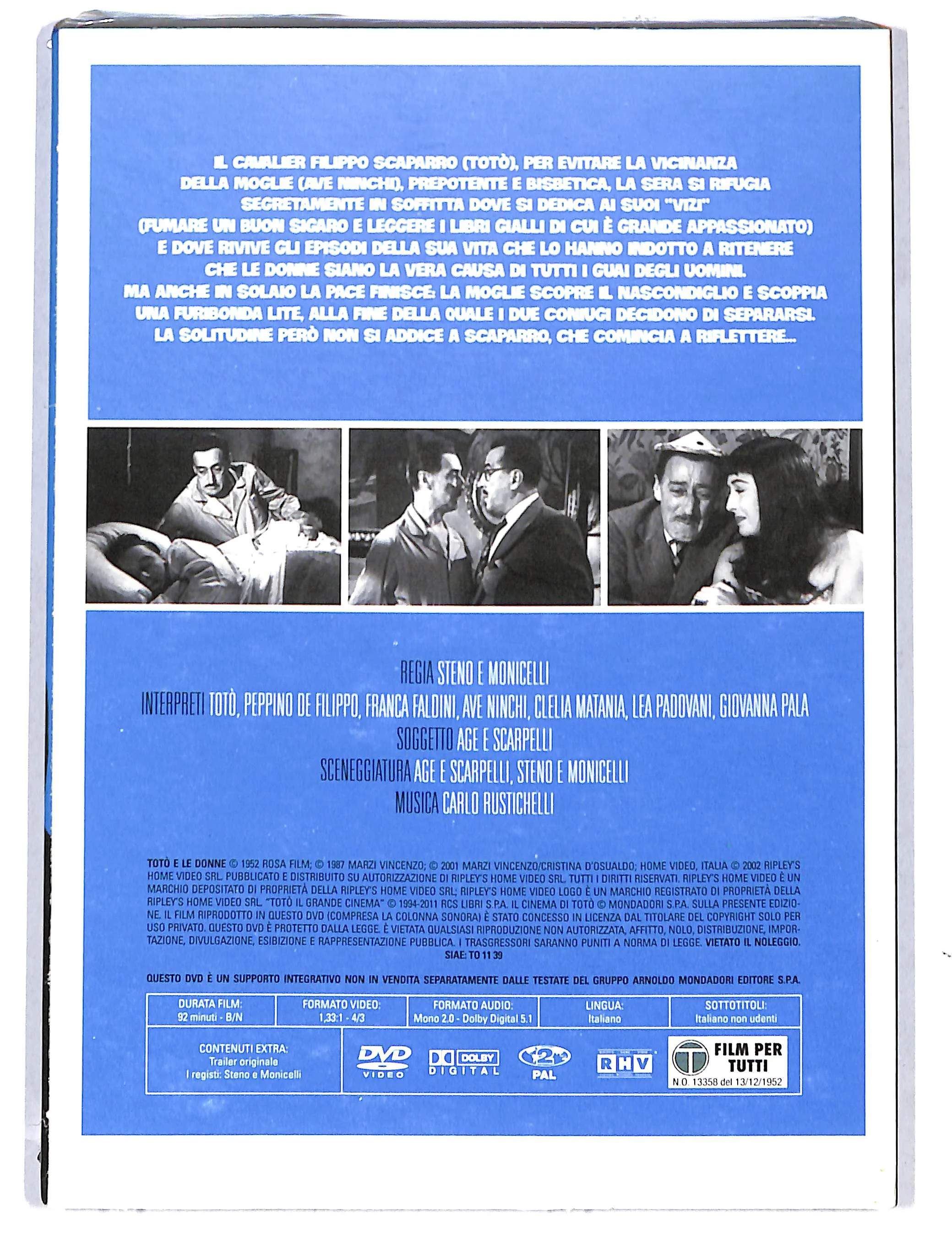 EBOND Toto il grande cinema - Toto e le donne EDITORIALE DVD DB737358 - Image 2