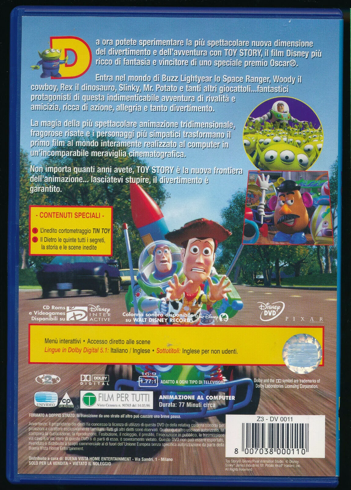 EBOND Toy Story Il Mondo Dei Giocattoli NOLEGGIO DVD DB743635 - Image 2