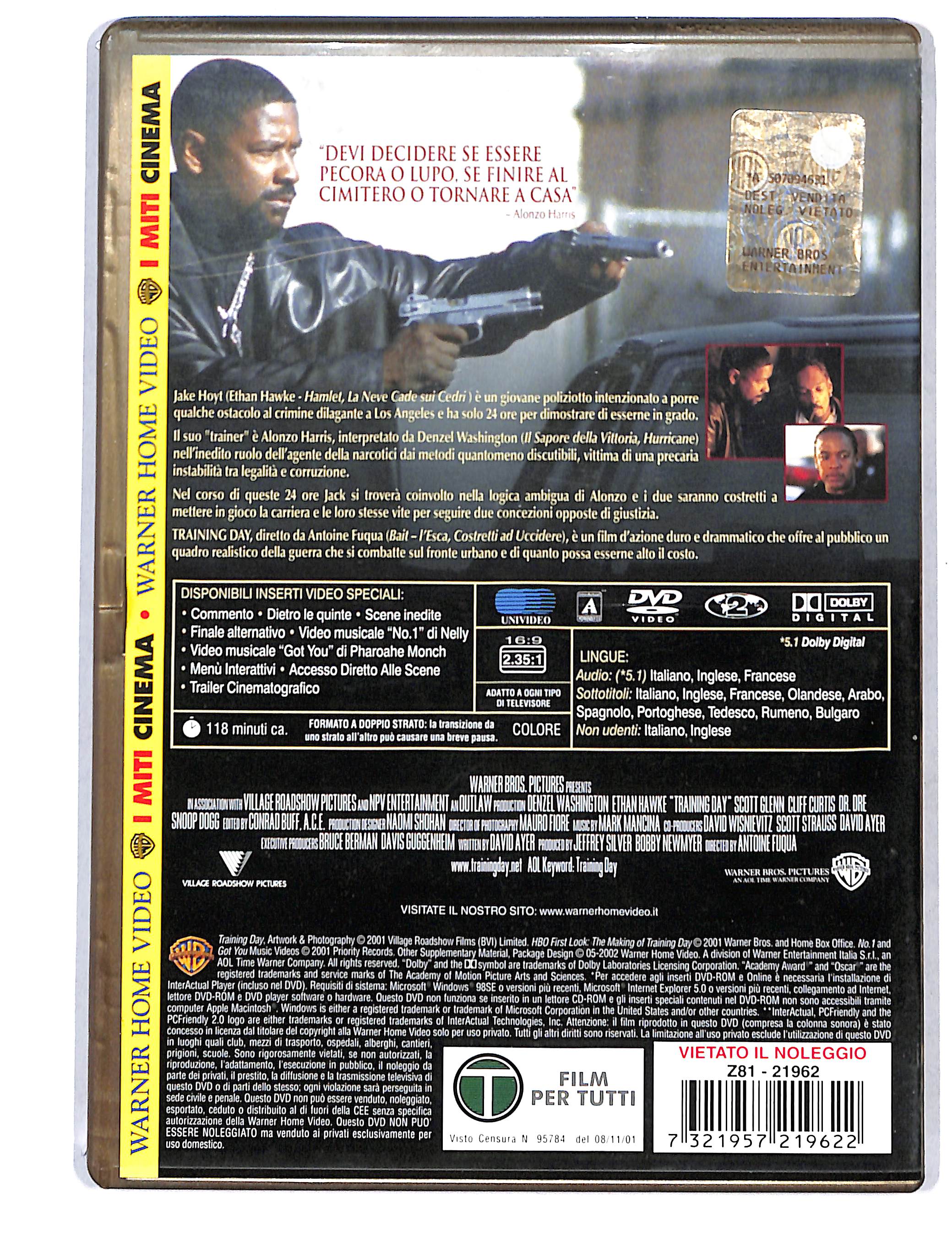 EBOND Training Day EDITORIALE DVD DB741818 - Image 2