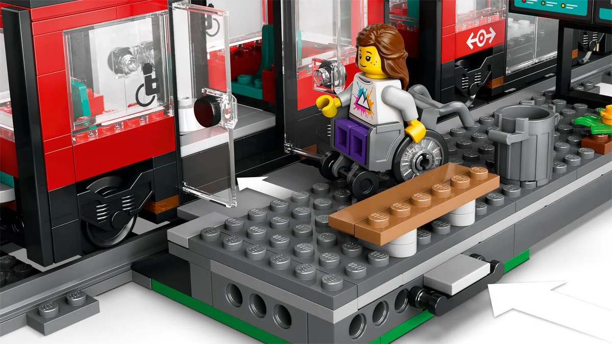 LEGO 60423 Tram e fermata del tram - Image 6