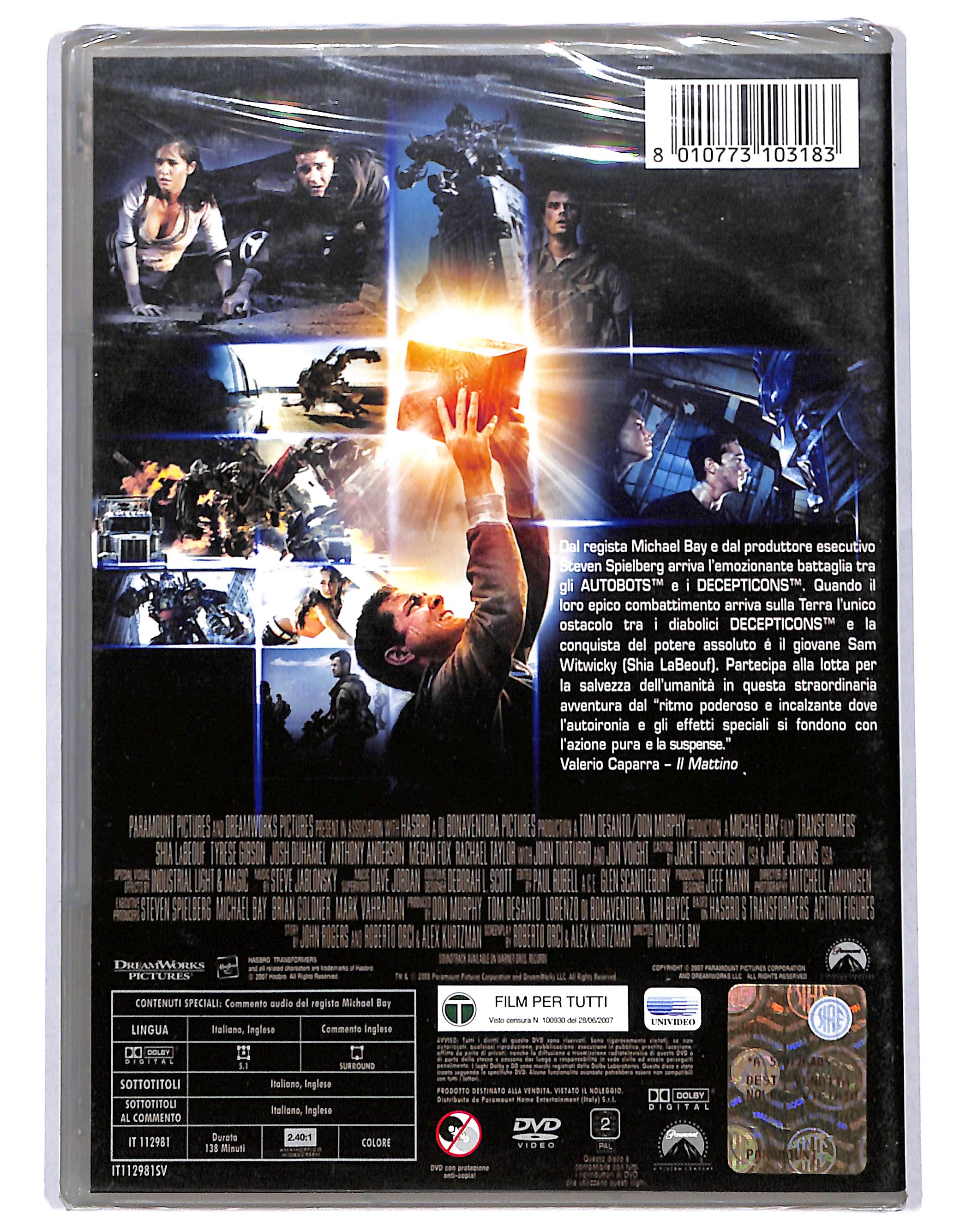 EBOND Transformer DVD DB712443 - Image 2