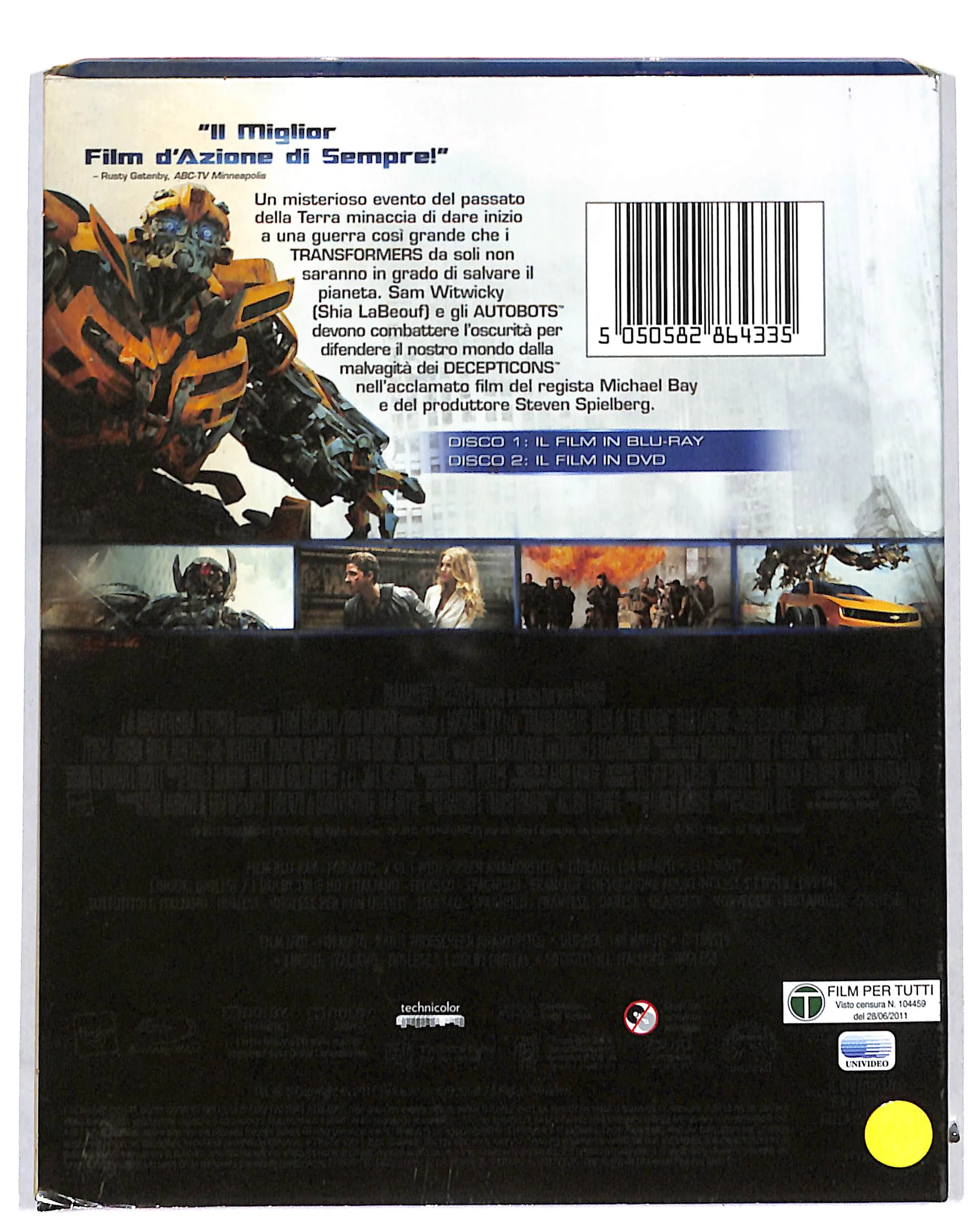 EBOND Transformers 3 BLURAY + DVD BLURAY DB718839 - Image 2