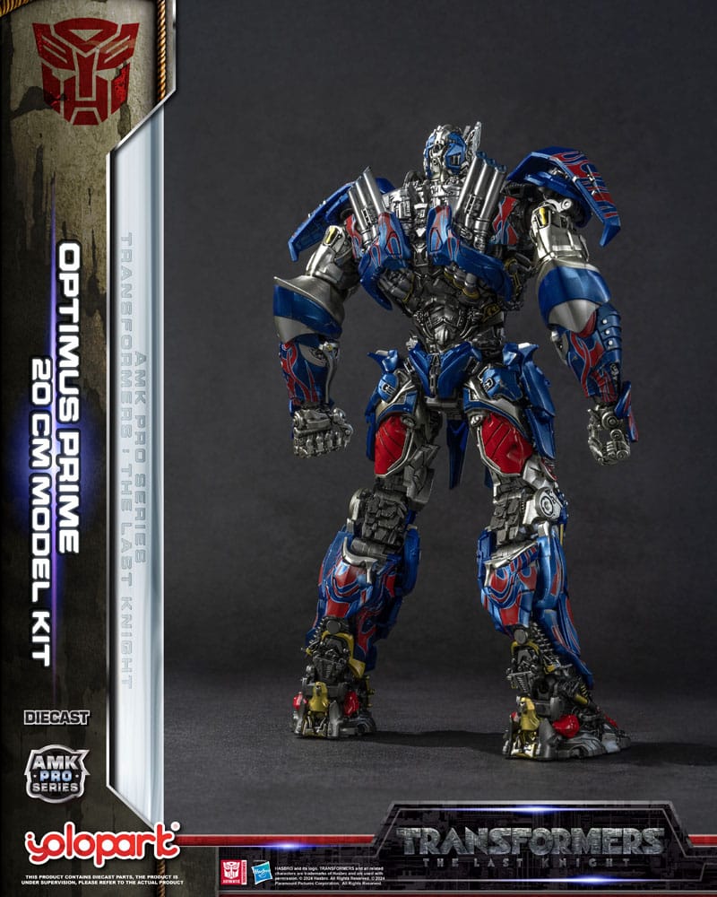 TRANSFORMERS: THE LAST KNIGHT AMK PRO SERIES PLASTIC MODEL KIT OPTIMUS PRIME (OV - Image 2