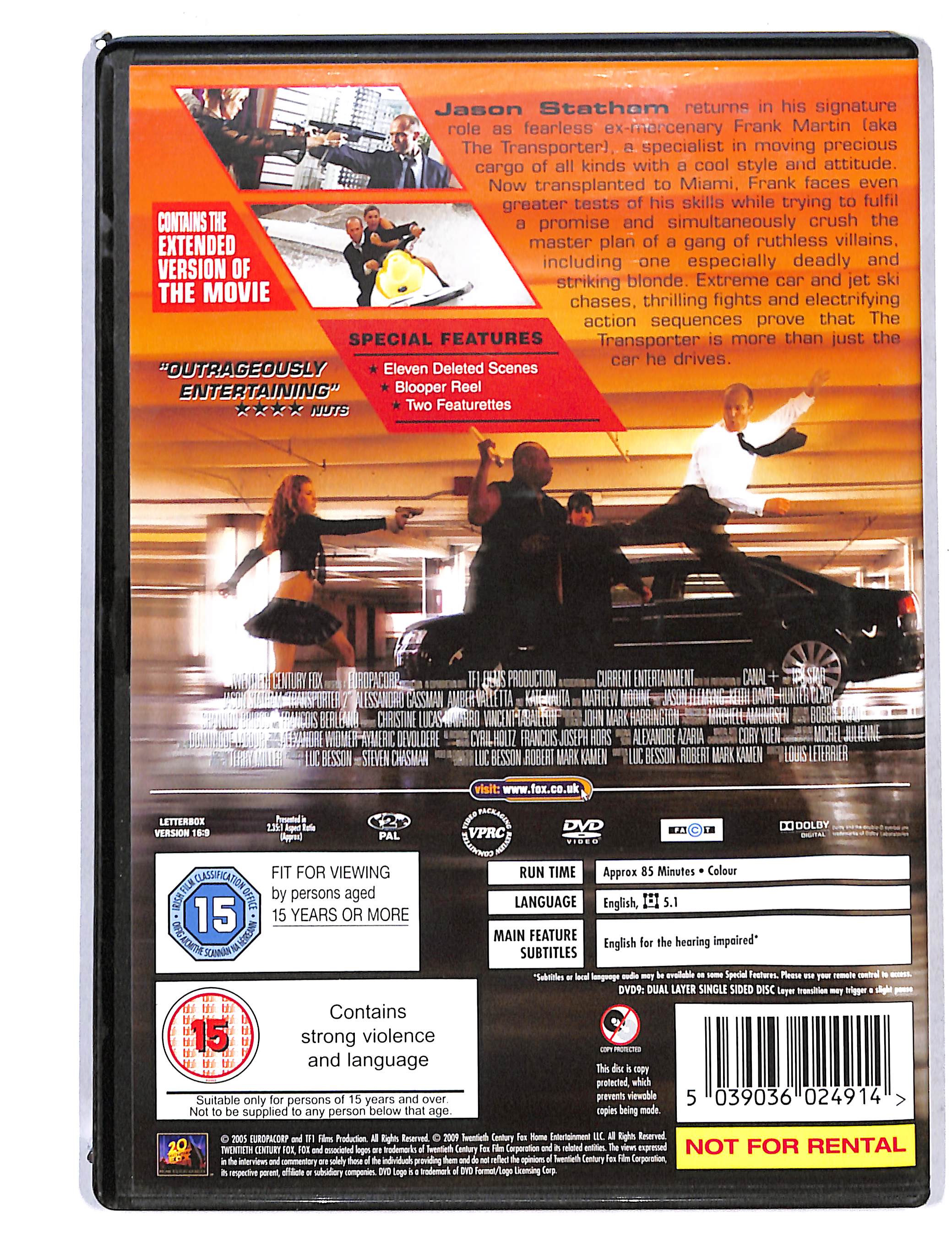 EBOND Transporter 2 Edizione UK DVD DB753204 - Image 2