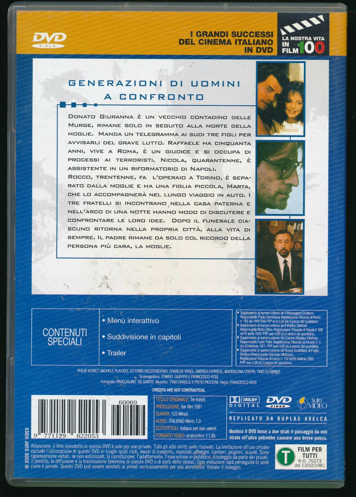 EBOND Tre Fratelli  Editoriale DVD DB728860 - Image 2