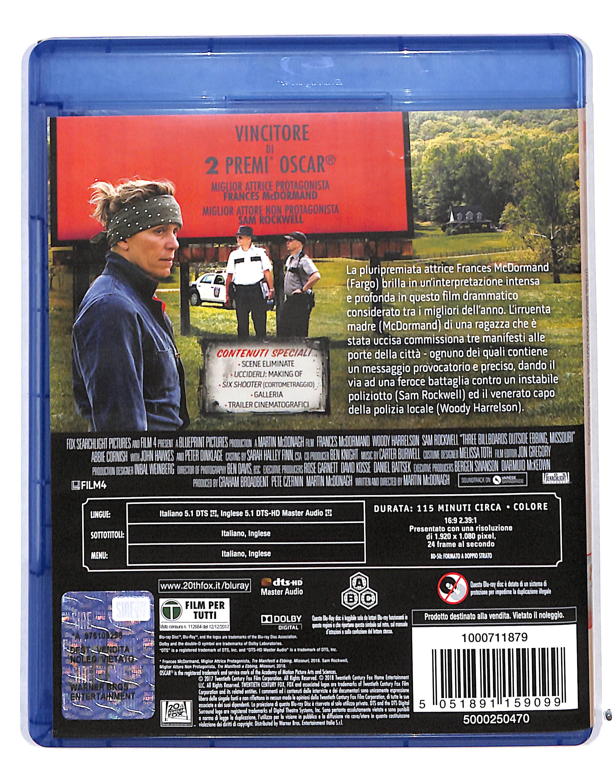 EBOND Tre Manifesti A Ebbing Missouri BLURAY BLURAY DB689219 - Image 2
