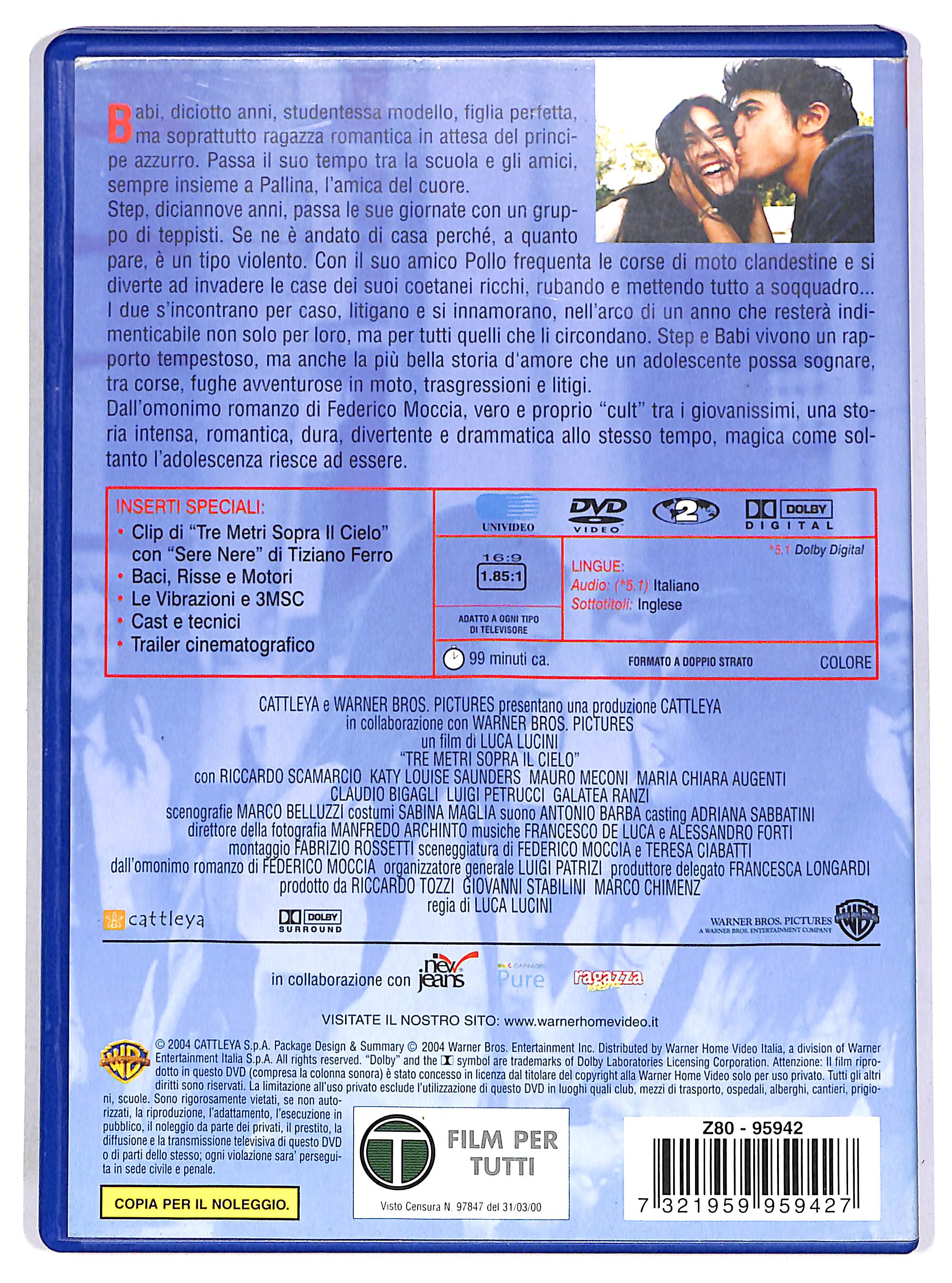 EBOND Tre metri sopra il cielo NOLEGGIO DVD DB756129 - Image 2