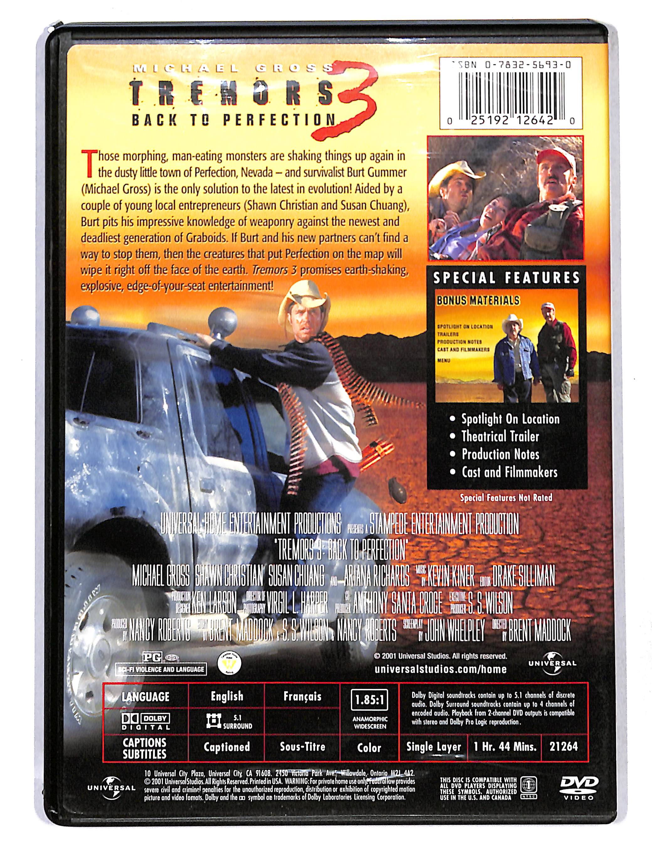 EBOND Tremors 3 Edizione UK DVD DB753244 - Image 2
