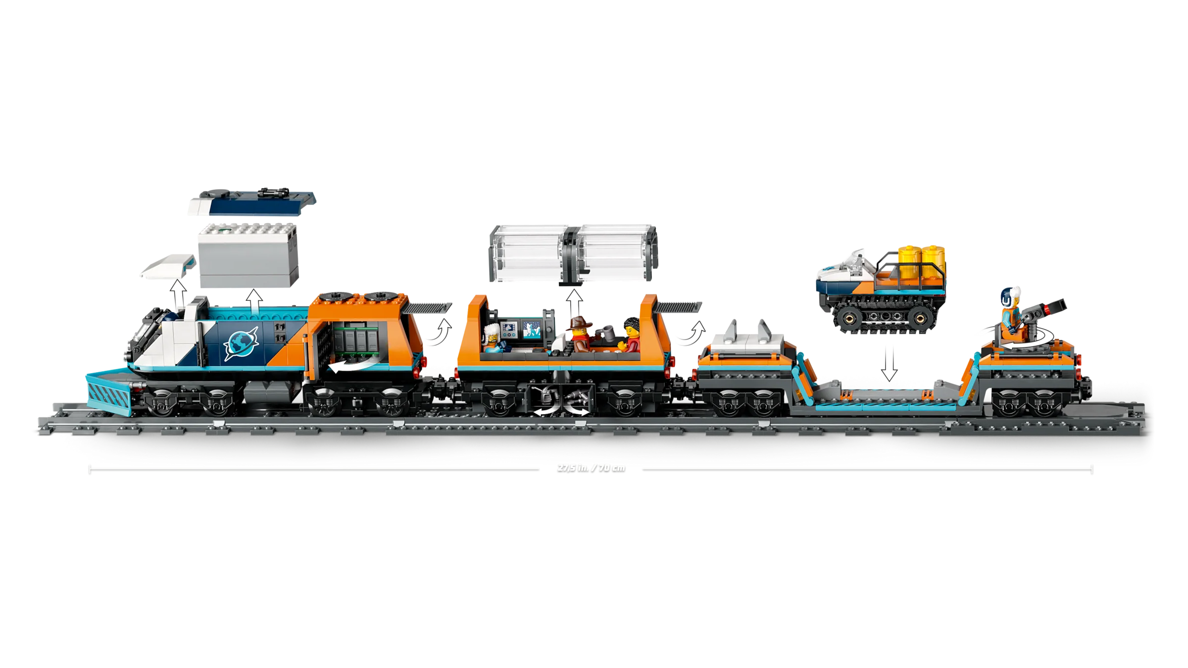 LEGO 60470 Treno espresso artico degli esploratori - Image 3