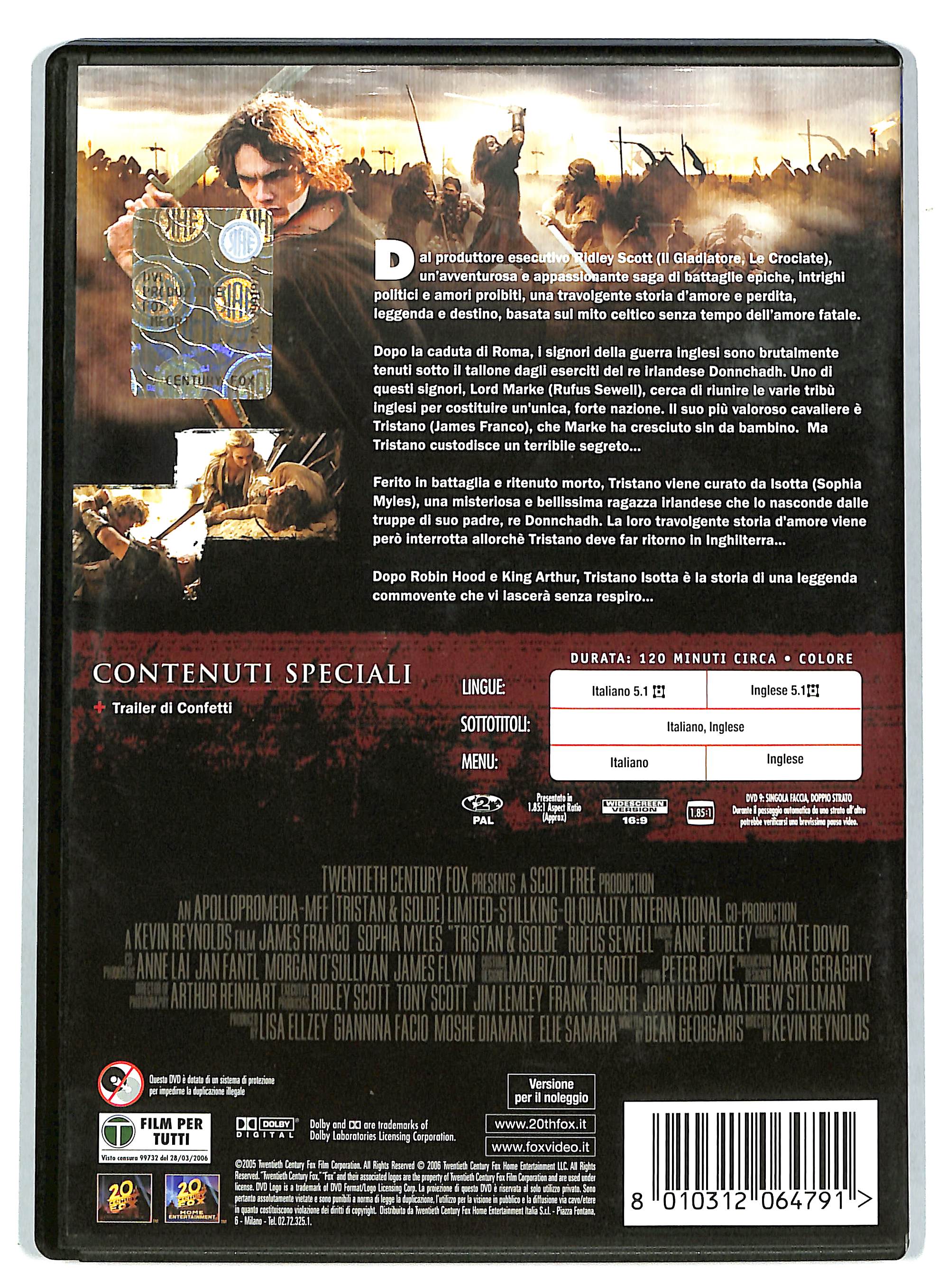 EBOND Tristano & Isotta NOLEGGIO DVD DB721149 - Image 2